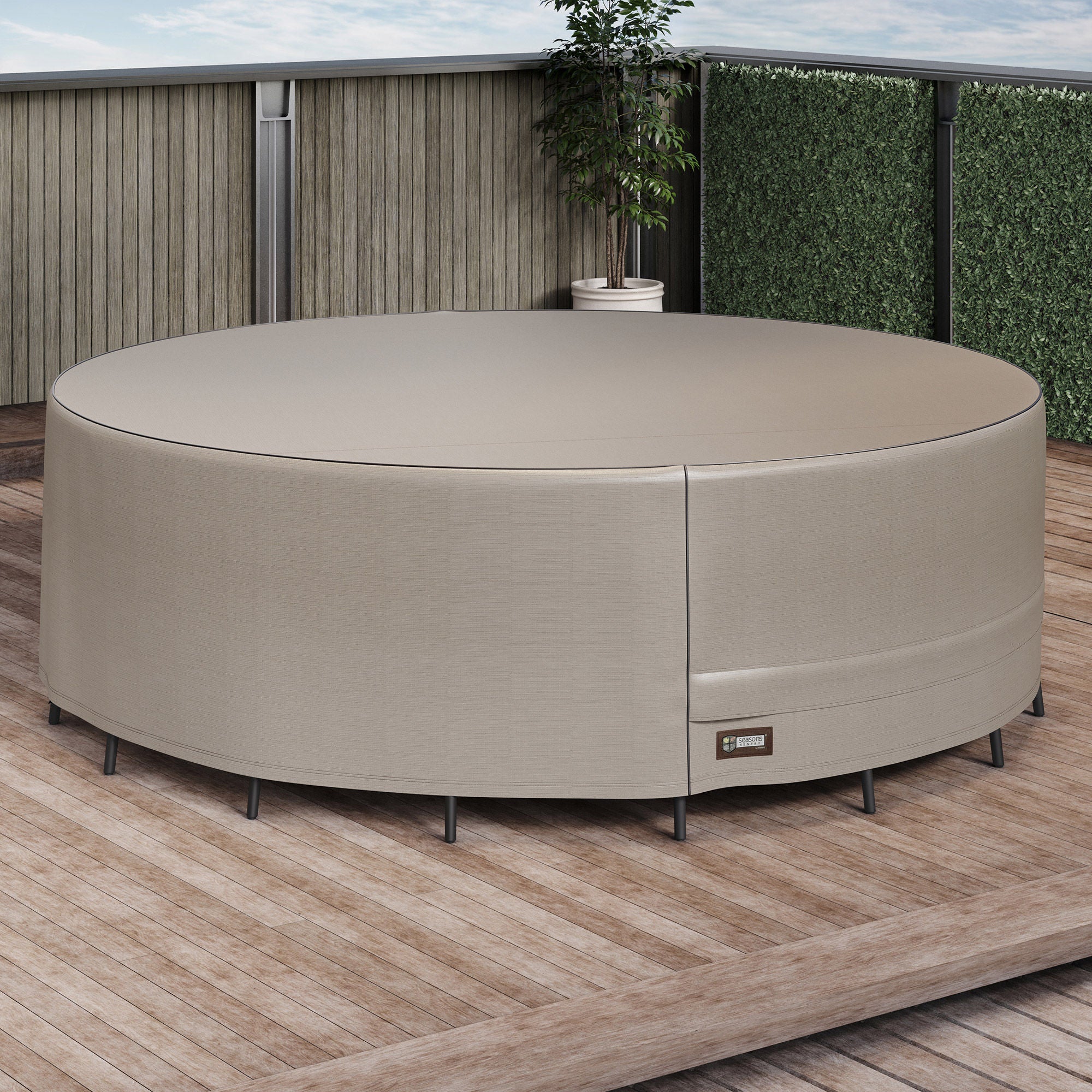 Outdoor Round Patio Table Set Cover