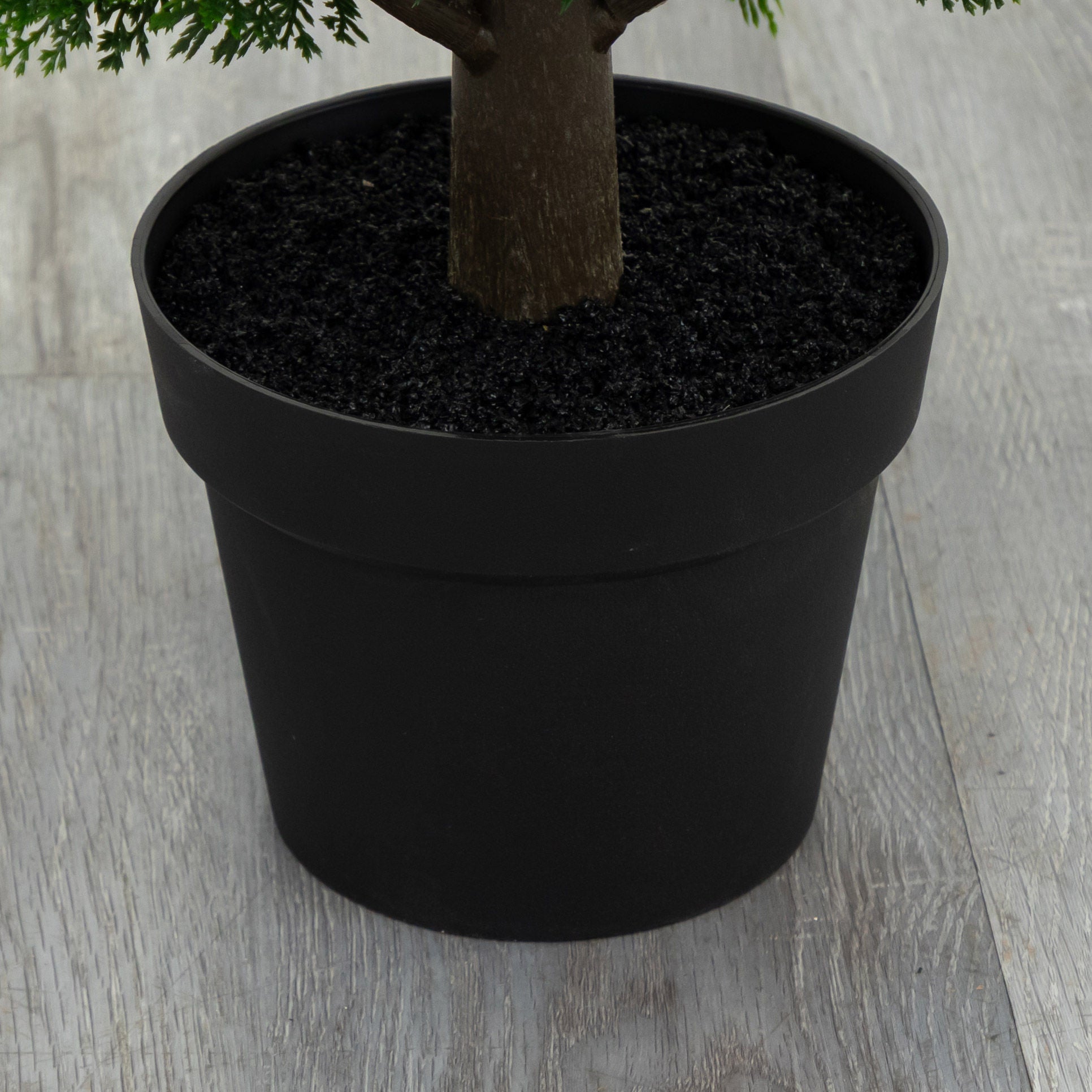 Faux 4' UV Resistant Cedar Tree Indoor and Outdoor, 2-pack
