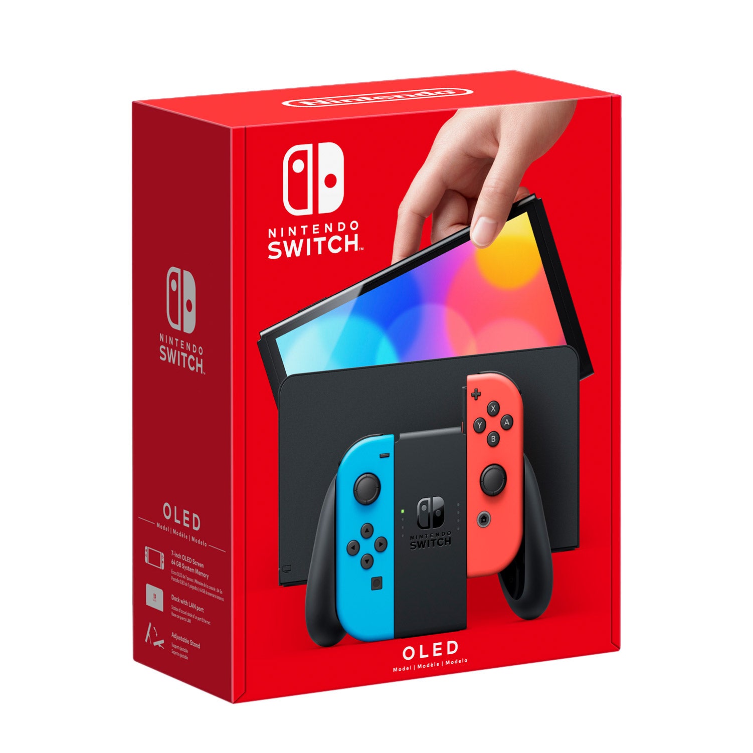 Nintendo Switch OLED Bundle – Red/Blue Edition