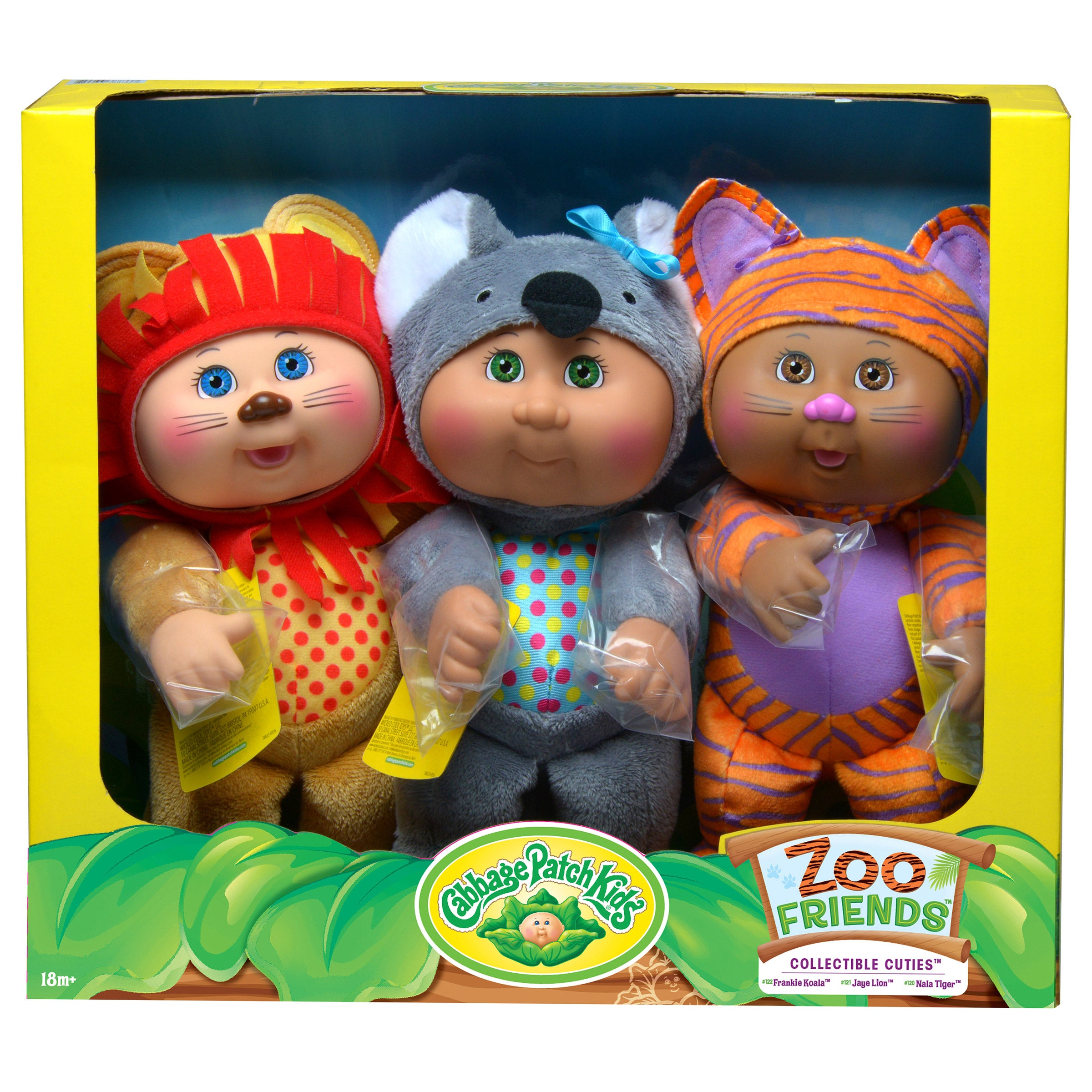 Cabbage Patch Zoo Friends 3-pack