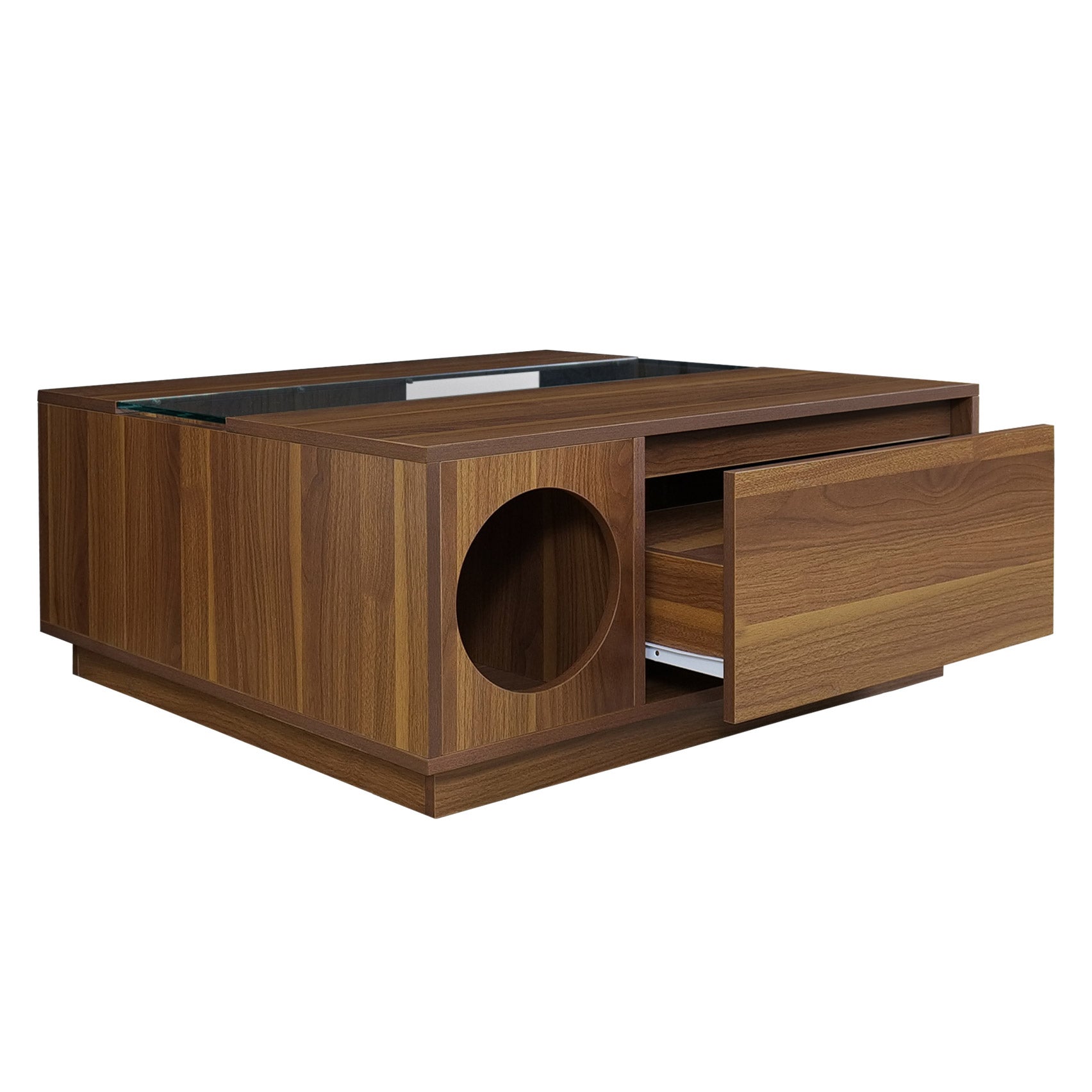 Coco Coffee Table with Hidden Pet Hideout
