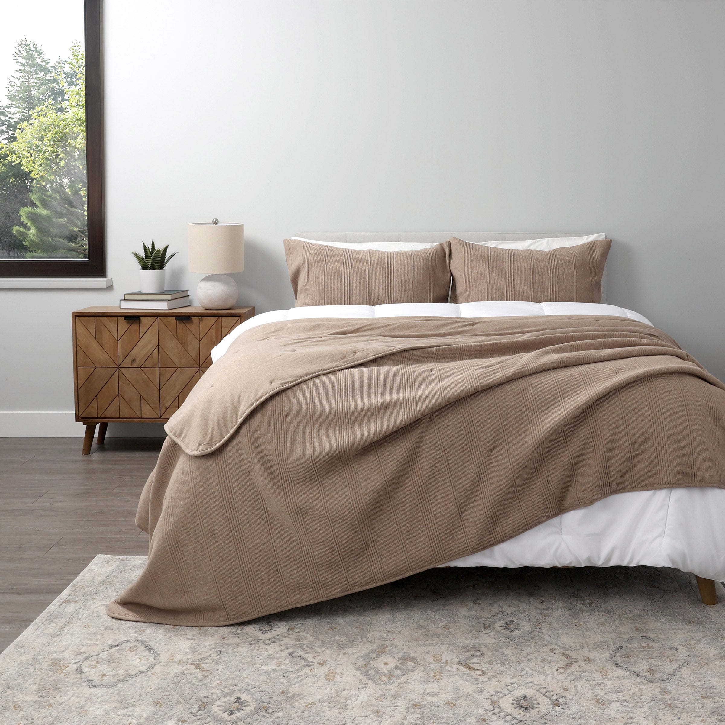 Life Comfort Jersey Coverlet, 3-piece Set