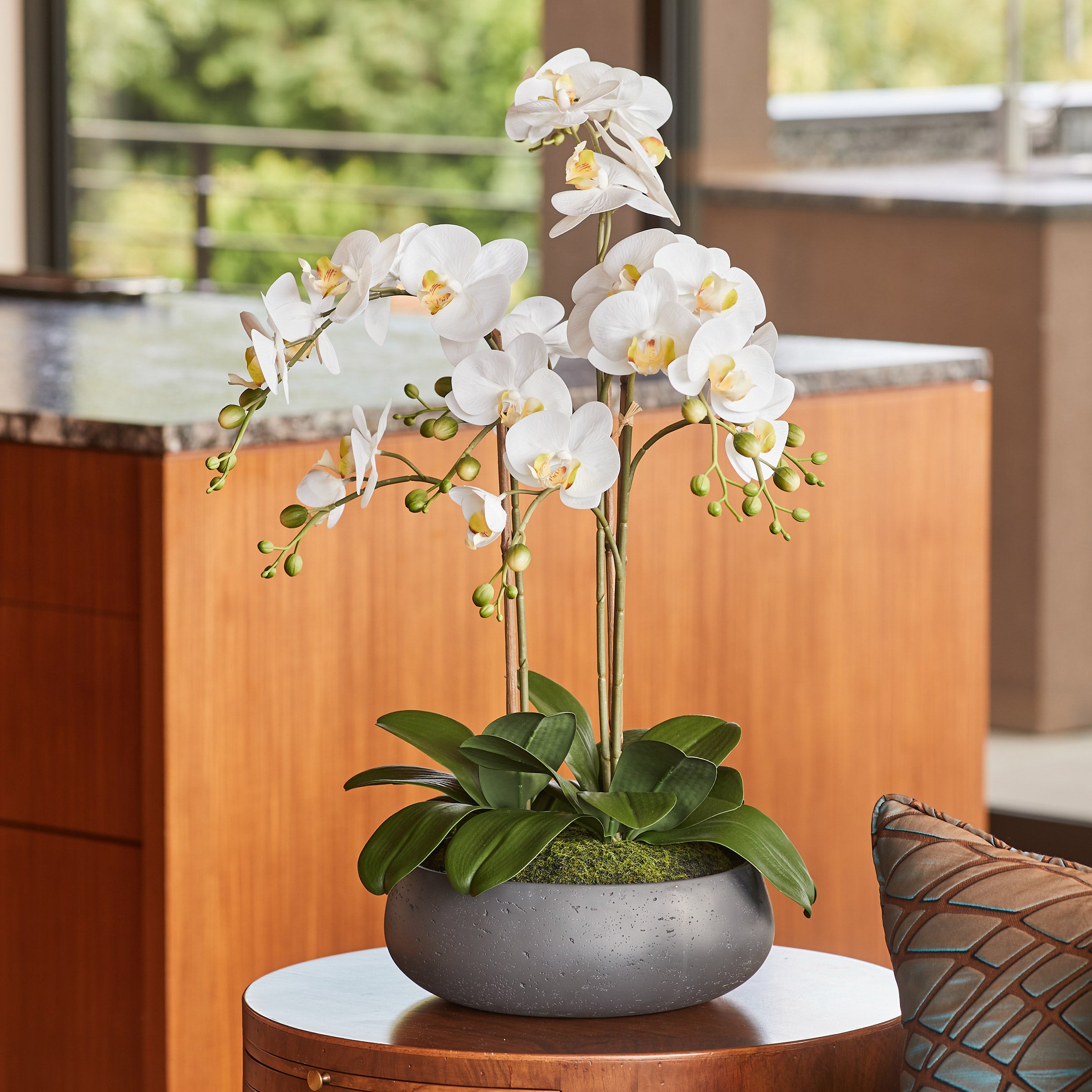 Faux 24” Phalaenopsis Orchid