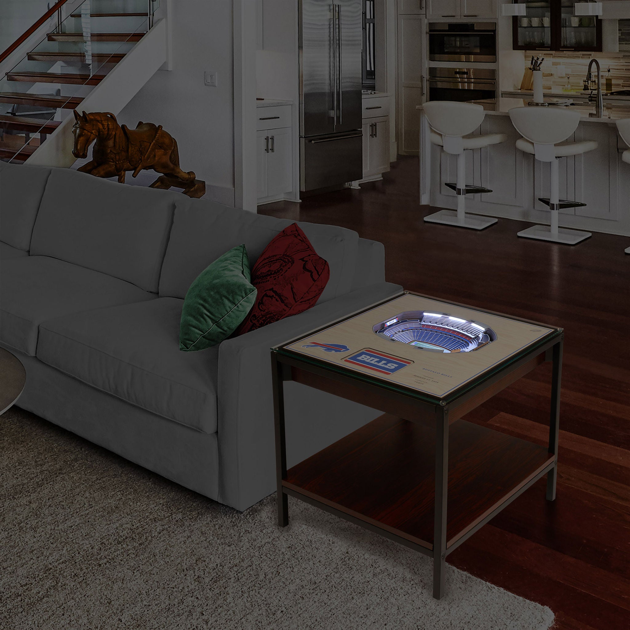 NFL 25-layer Stadium View End Table