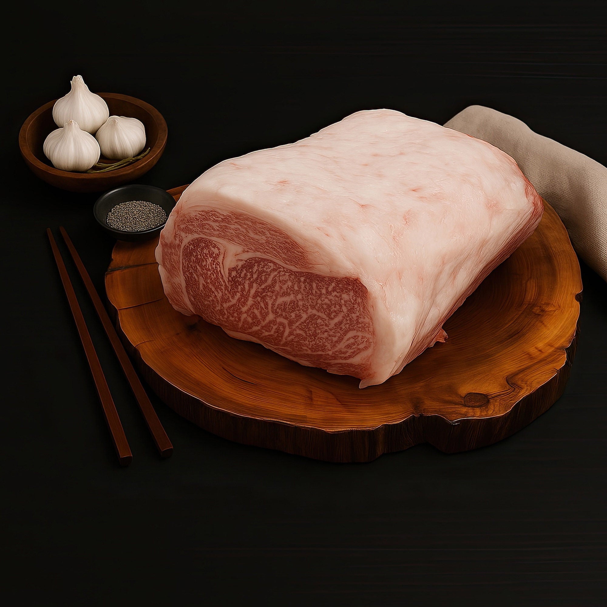 Japanese Wagyu Boneless Ribeye Roast, A5 Grade, 12 lbs