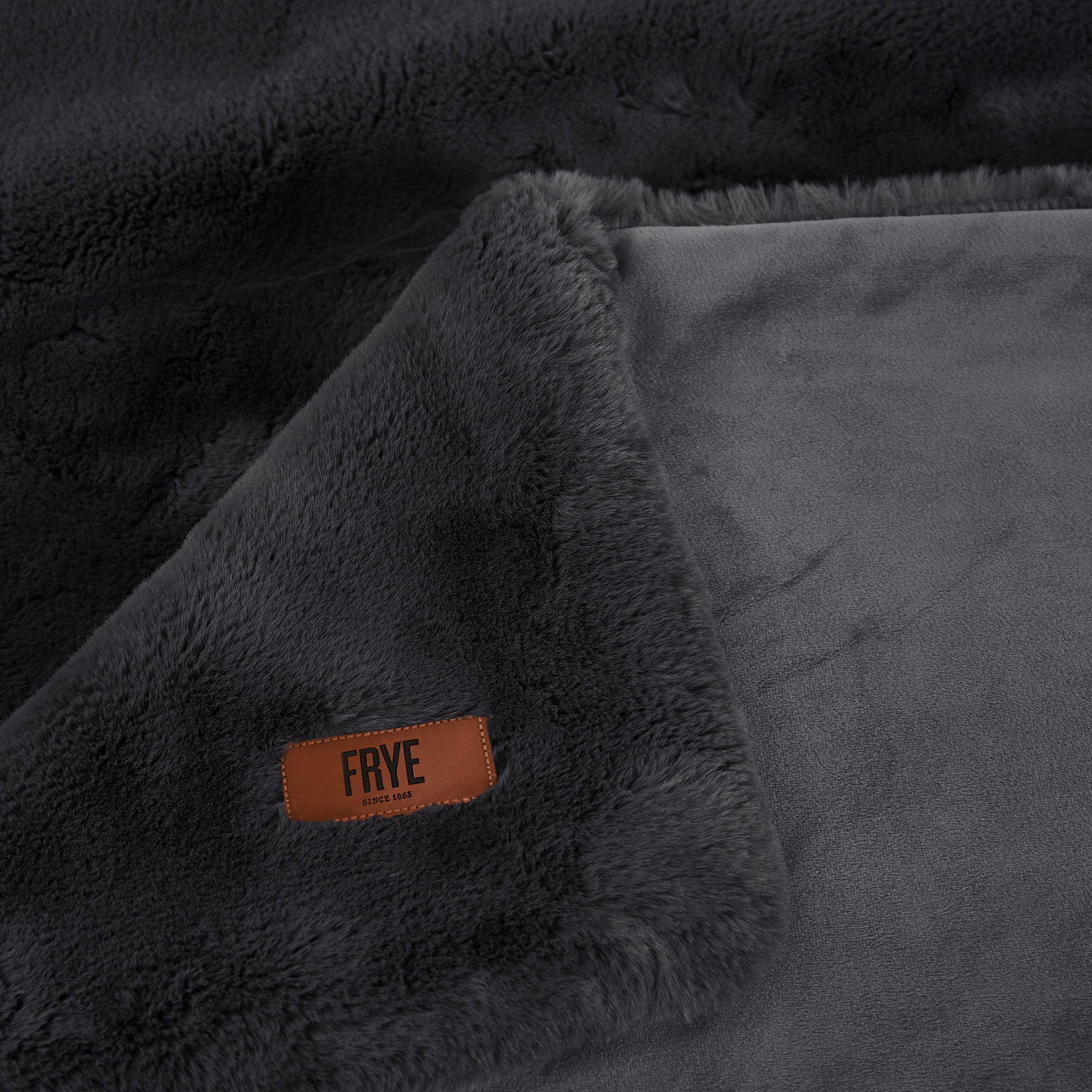 FRYE Luxe Faux Fur Throw