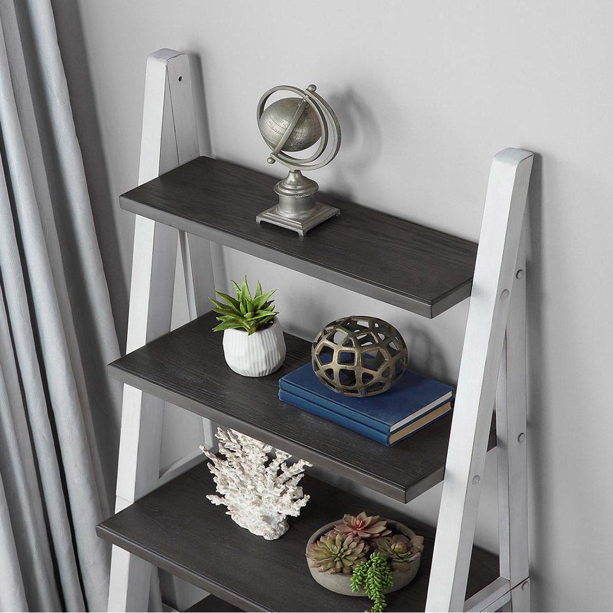 Ashlyn 72" Ladder Bookcase