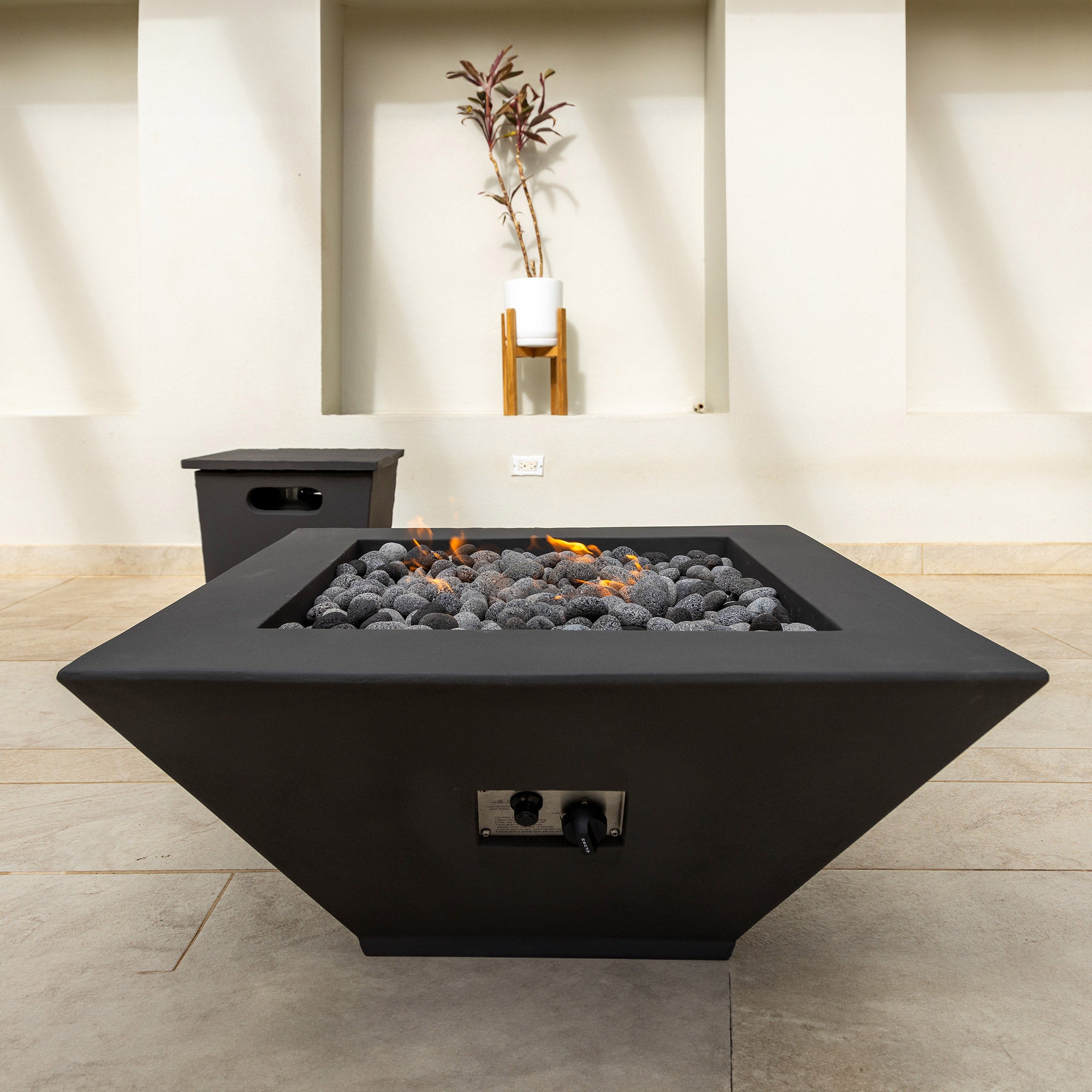 Architectural Precast Concrete Propane Fire Pits by ModaConcrete