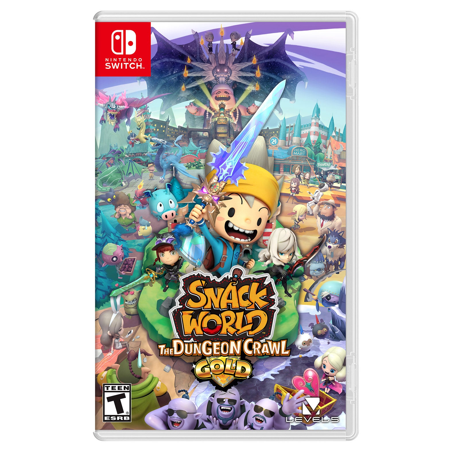 Snack World: The Dungeon Crawl Gold - Nintendo Switch Video Game