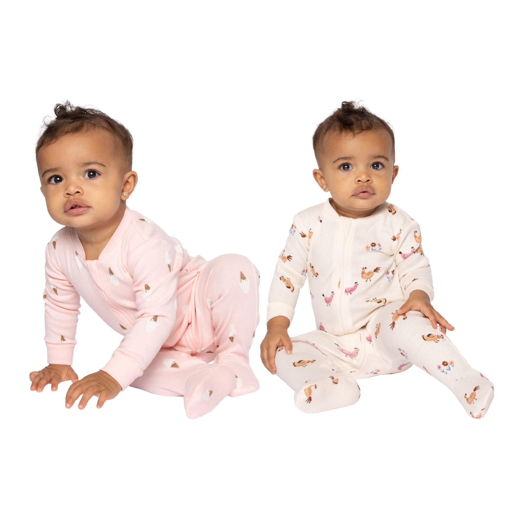 Pekkle Baby 2-pack Cotton Sleepers