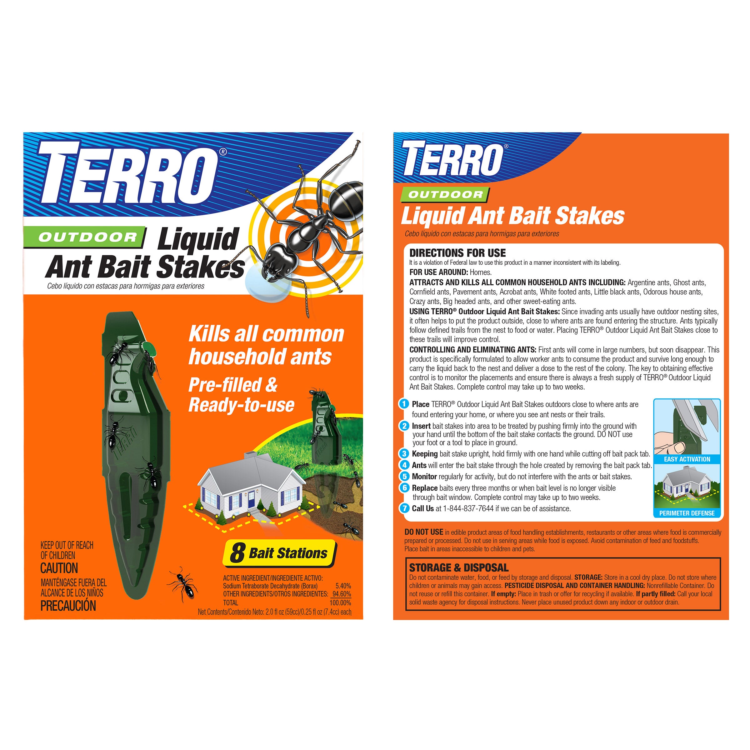 Terro Liquid Ant Baits & Stakes, Indoor & Outdoor