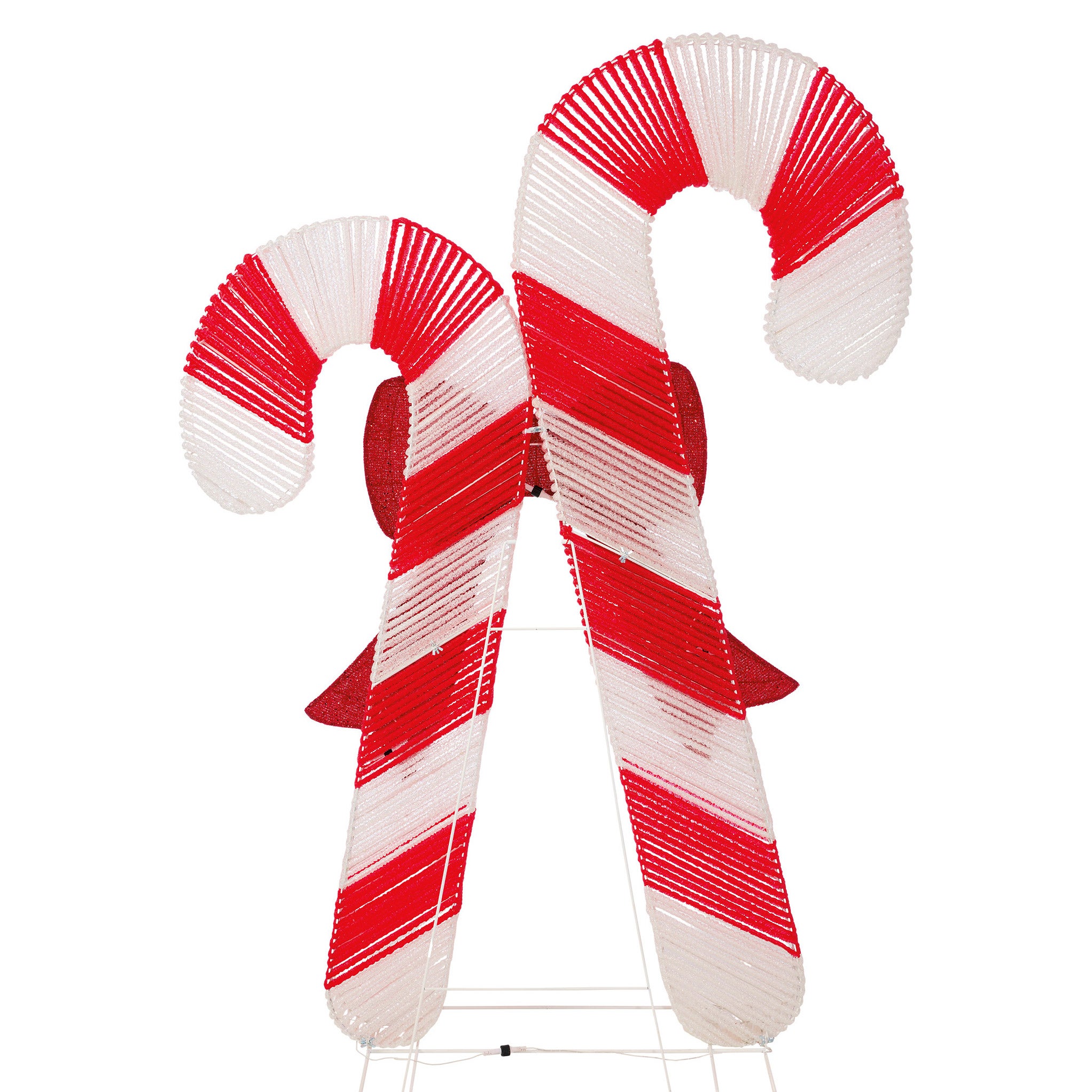 72" Candy Canes with LED Twinkle Lights