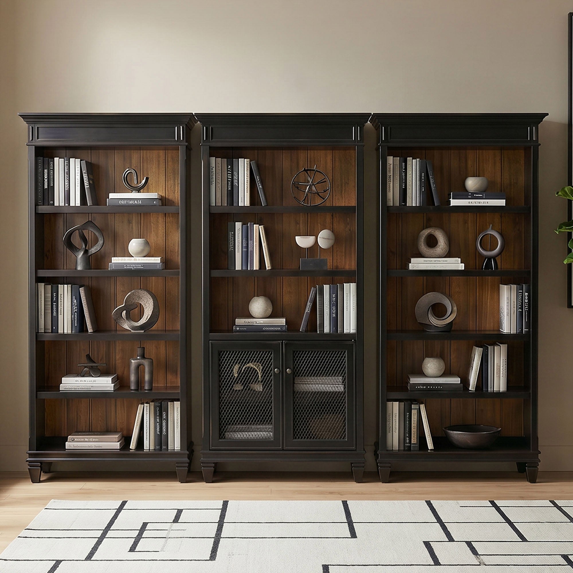 Harrington 3-piece Bookcase Wall