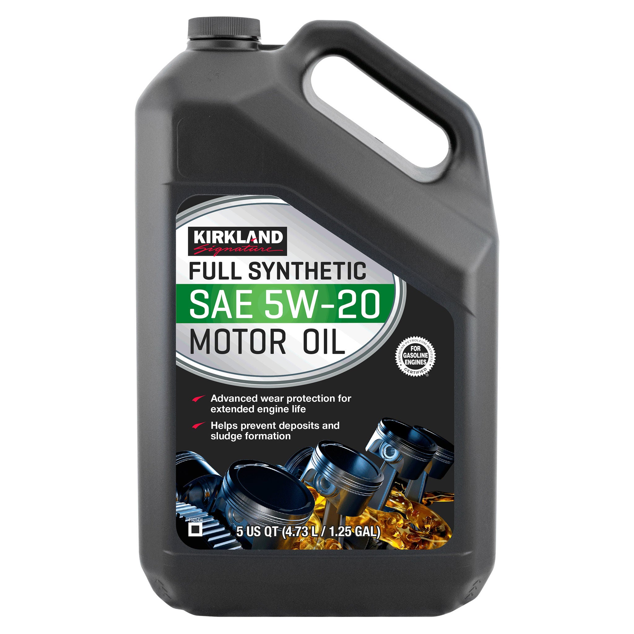 Kirkland Signature 5W-20 Full Synthetic Motor Oil 5-quart, 4-pack