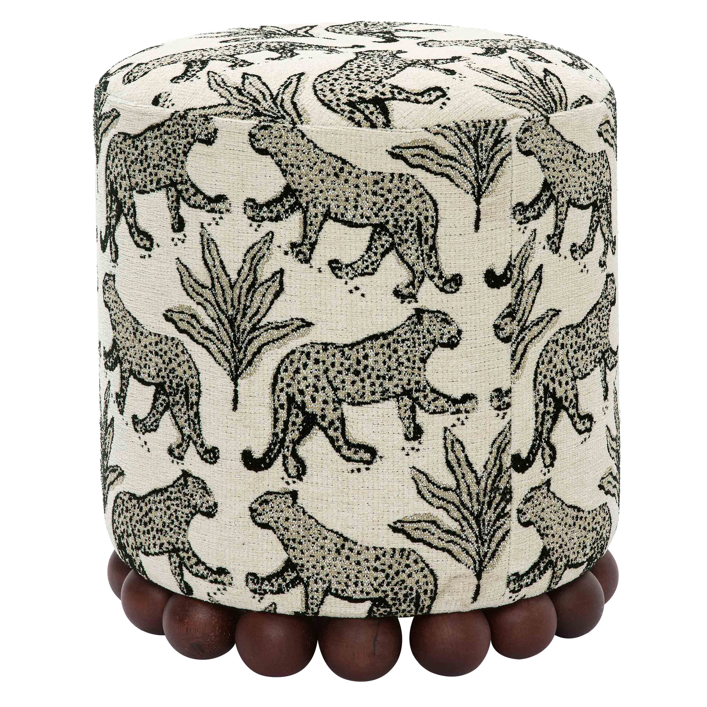 Dex Jacquard Fabric Ottoman