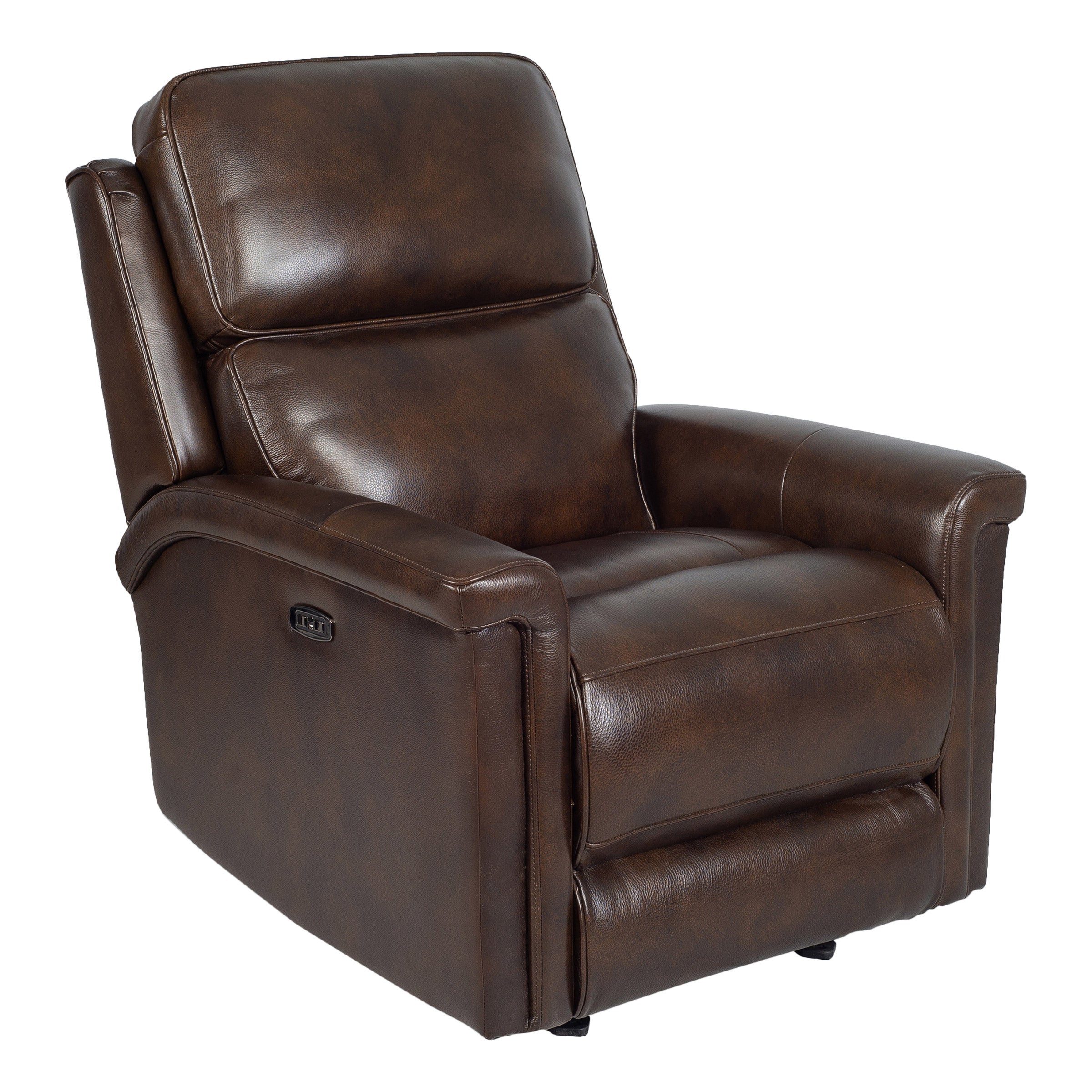 Laiken Leather Power Glider Recliner with Power Headrest