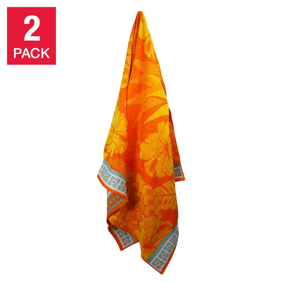 Trident Beach Towel, 2-pack