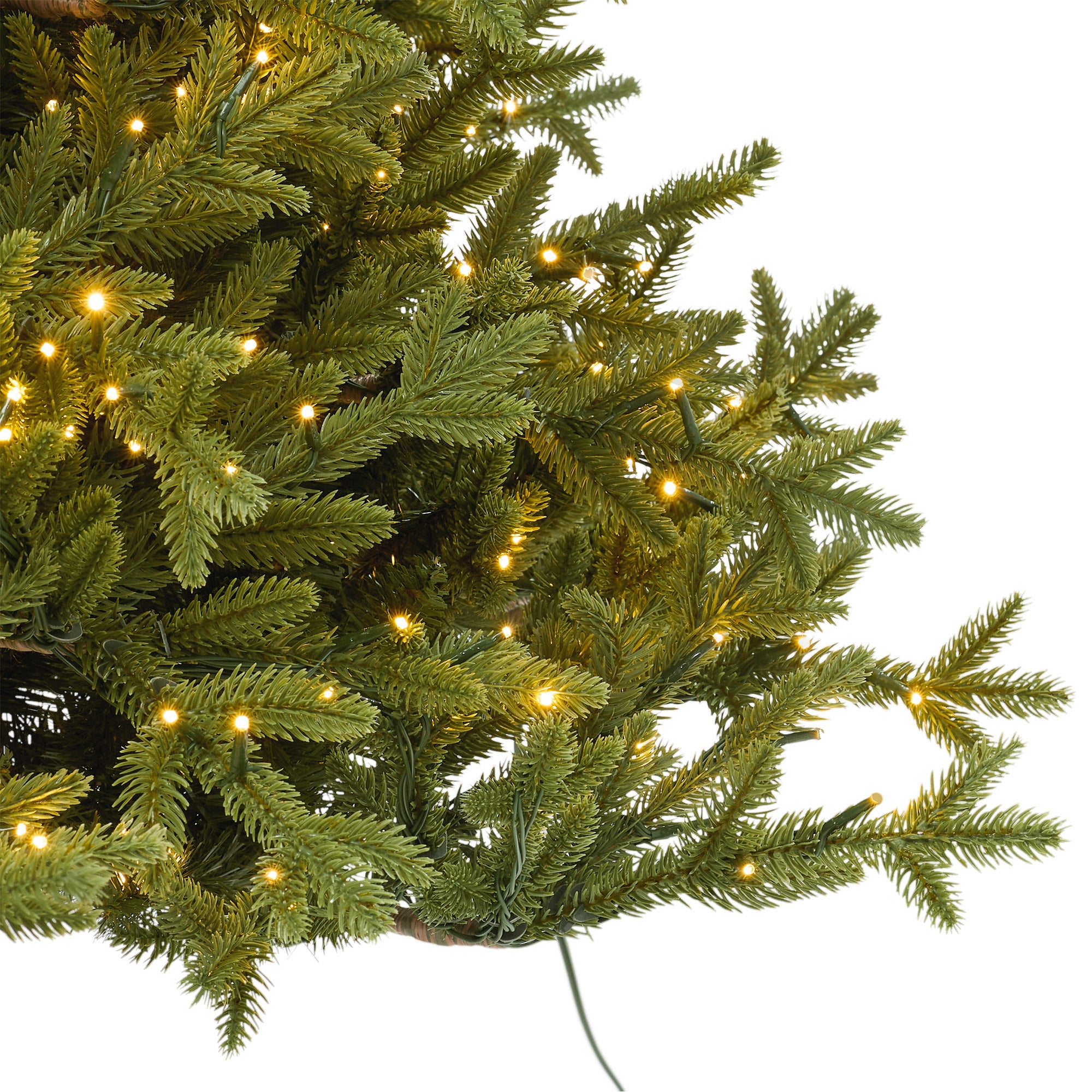 9' Pre-Lit Radiant Micro LED with Twinkle Artificial Christmas Tree