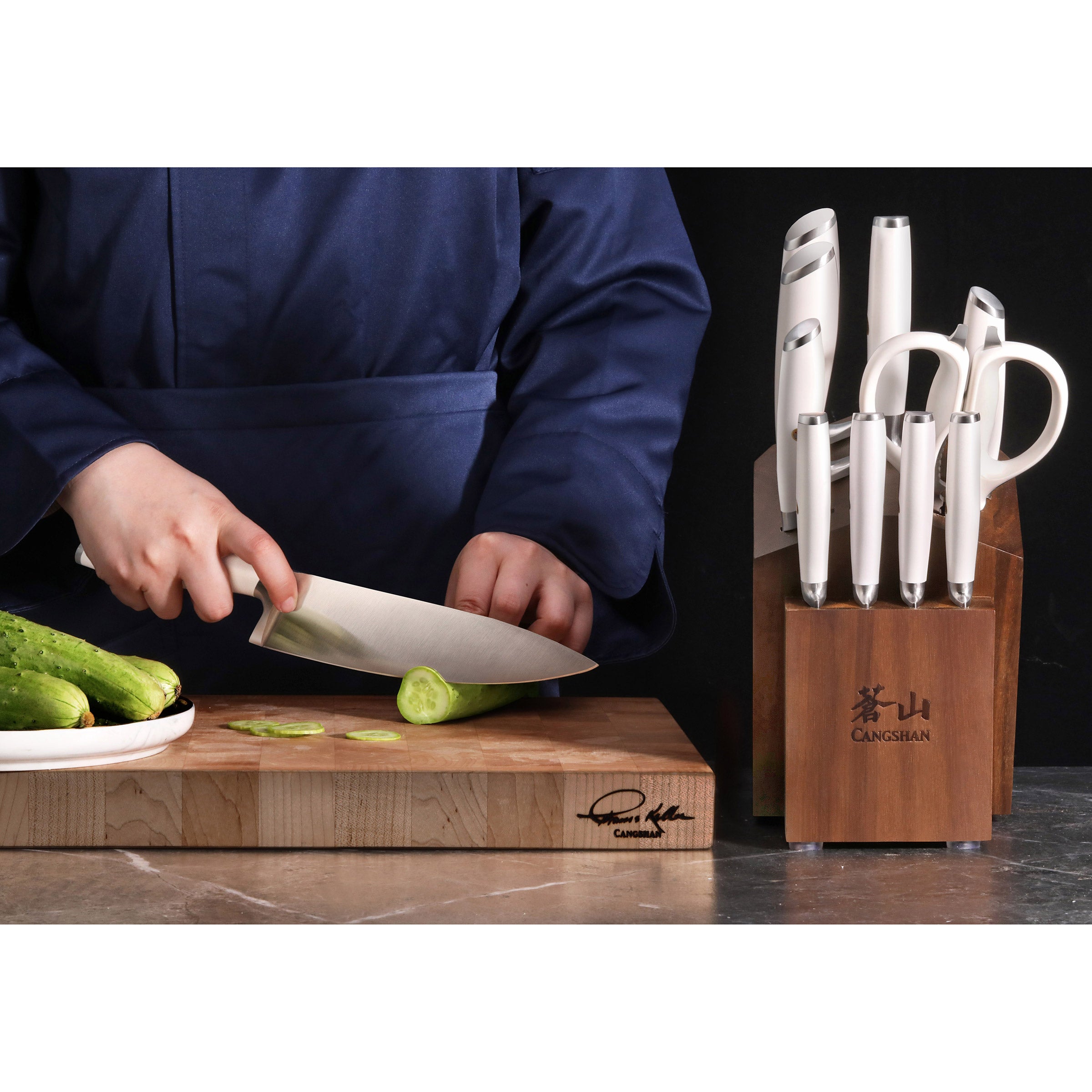 Cangshan L1 Series 12-piece German Steel Forged Knife Set