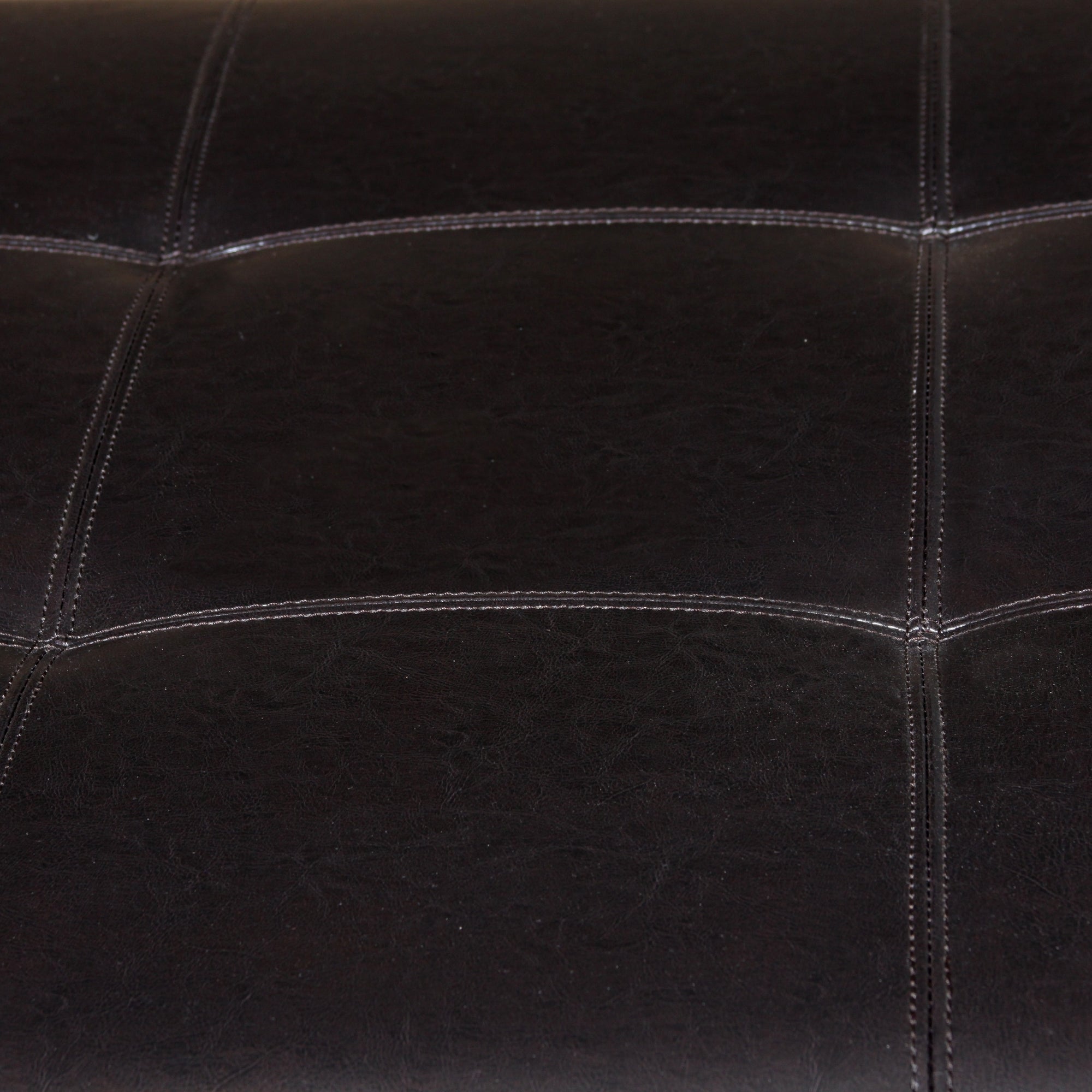 Canyons Bonded Leather Storage Ottoman