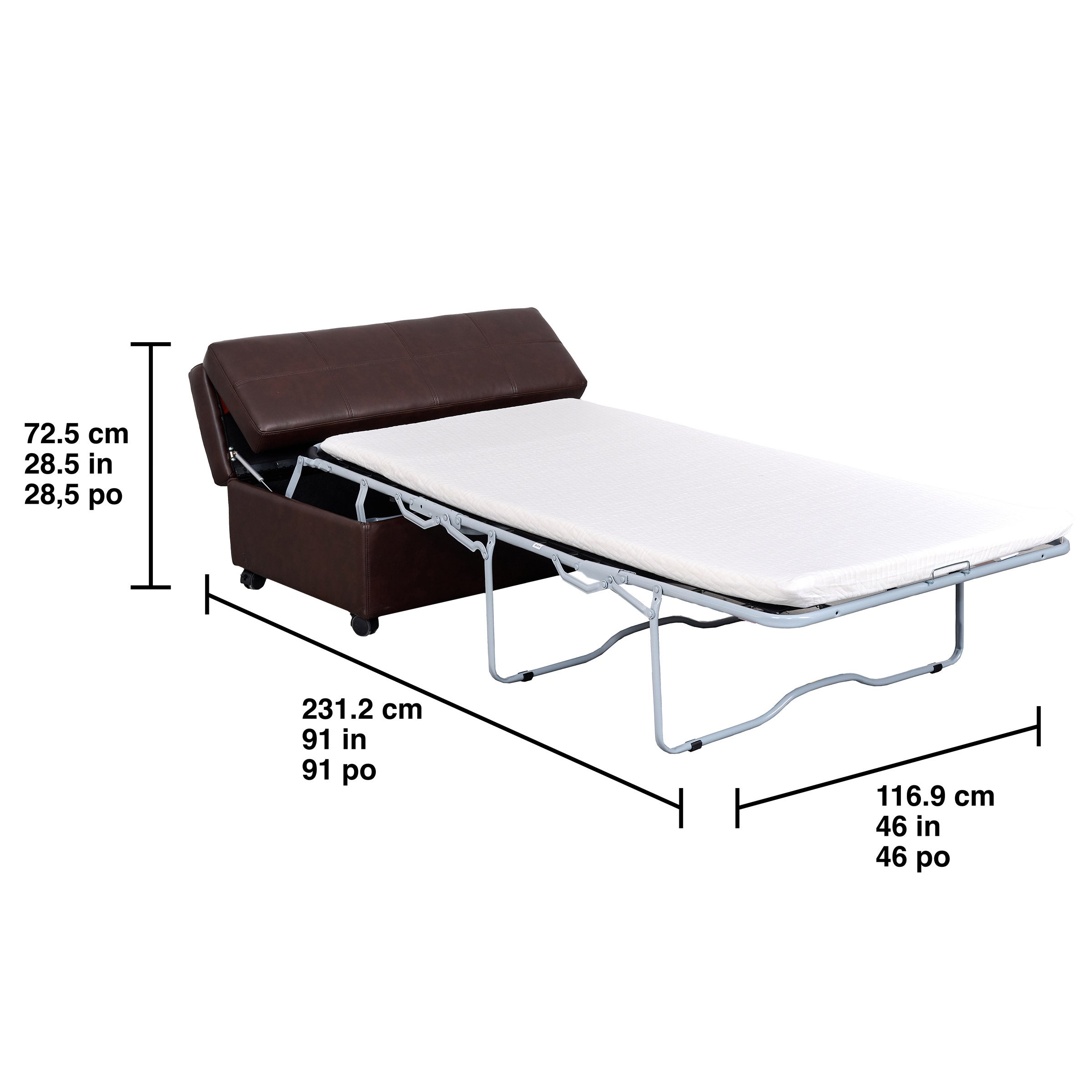 Emorie Sleeper Ottoman