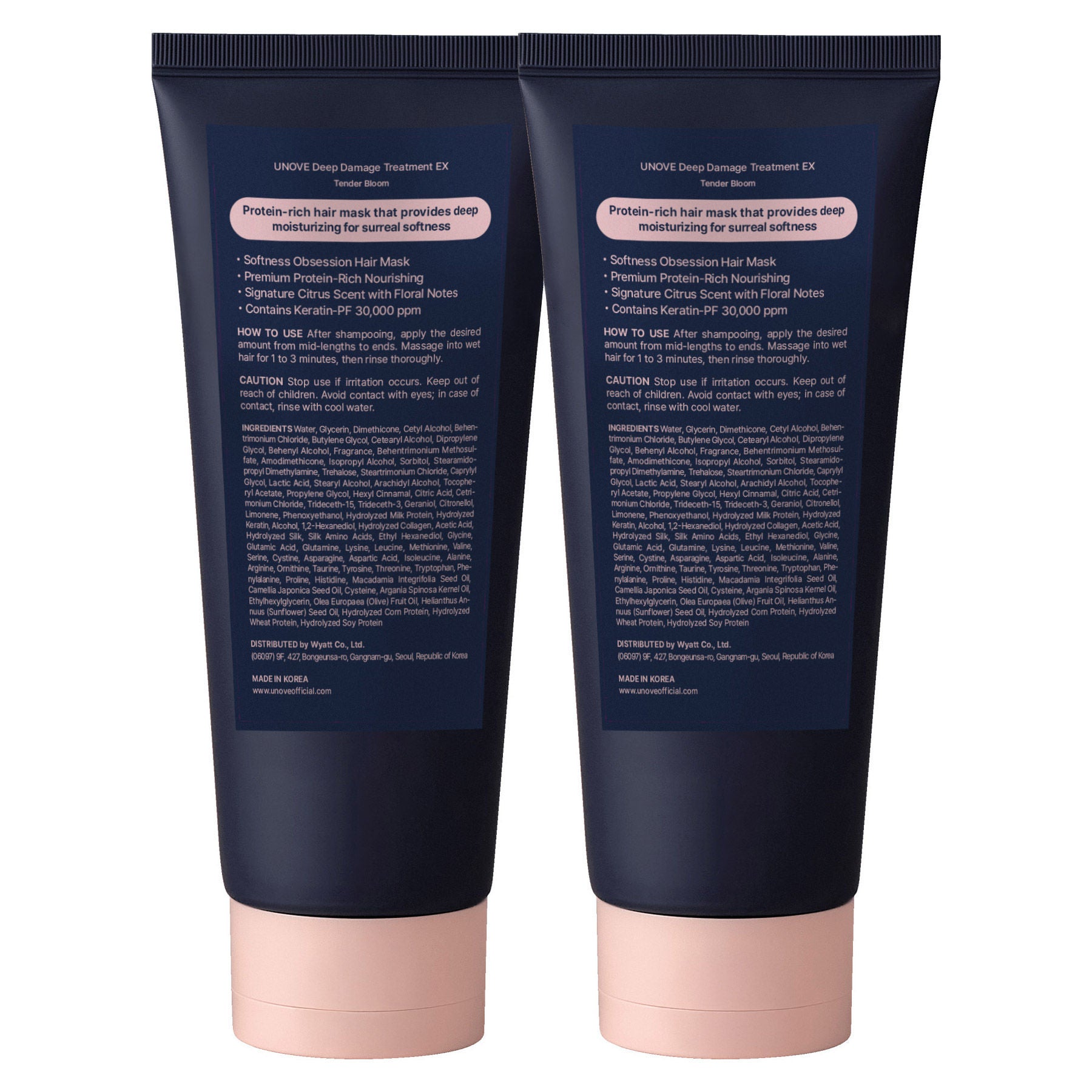 UNOVE Deep Damage Treatment, 6.9 fl oz, 2-pack