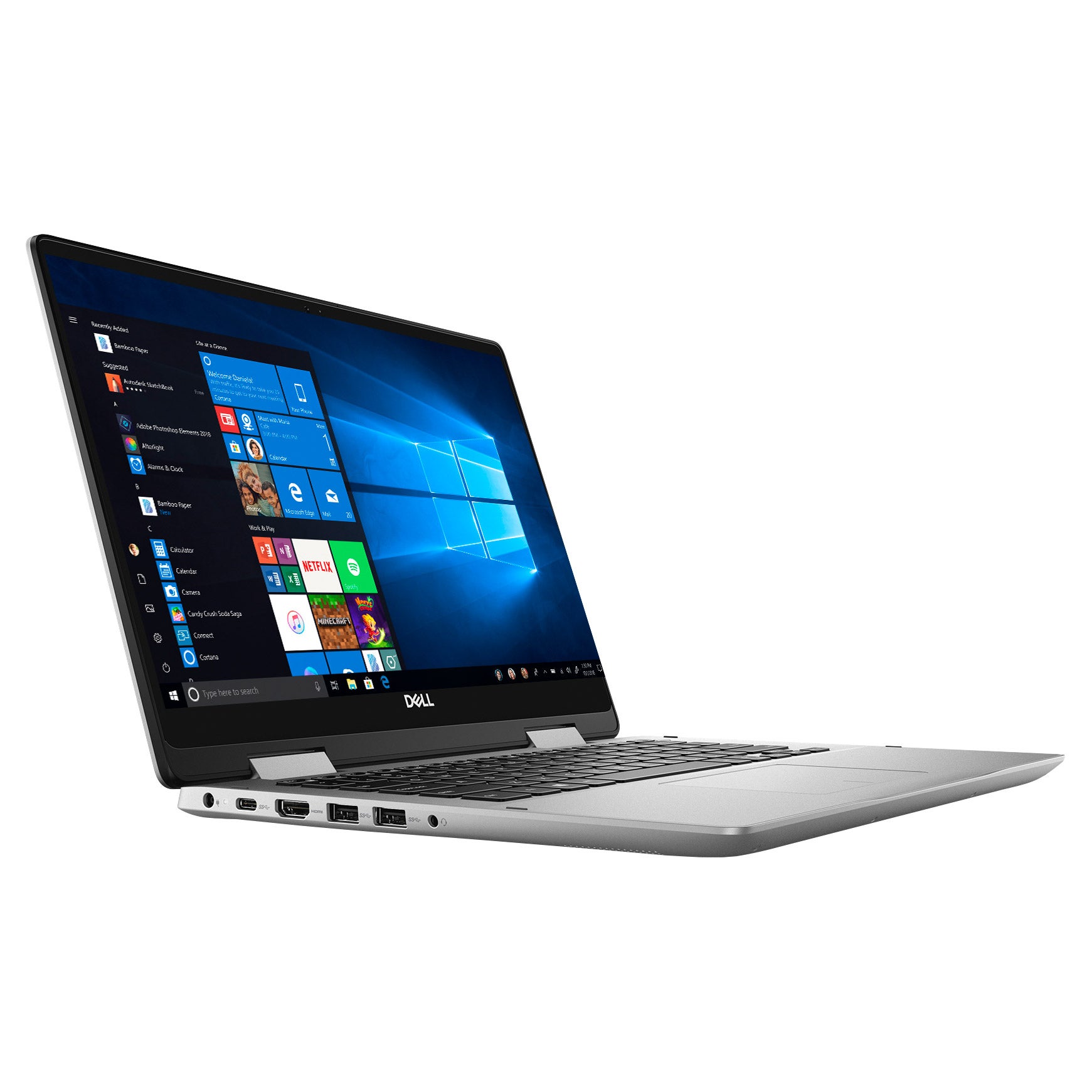 Dell Inspiron 14 5000 Series 2-in-1 Touchscreen Laptop - AMD Ryzen 5 - 1080p.