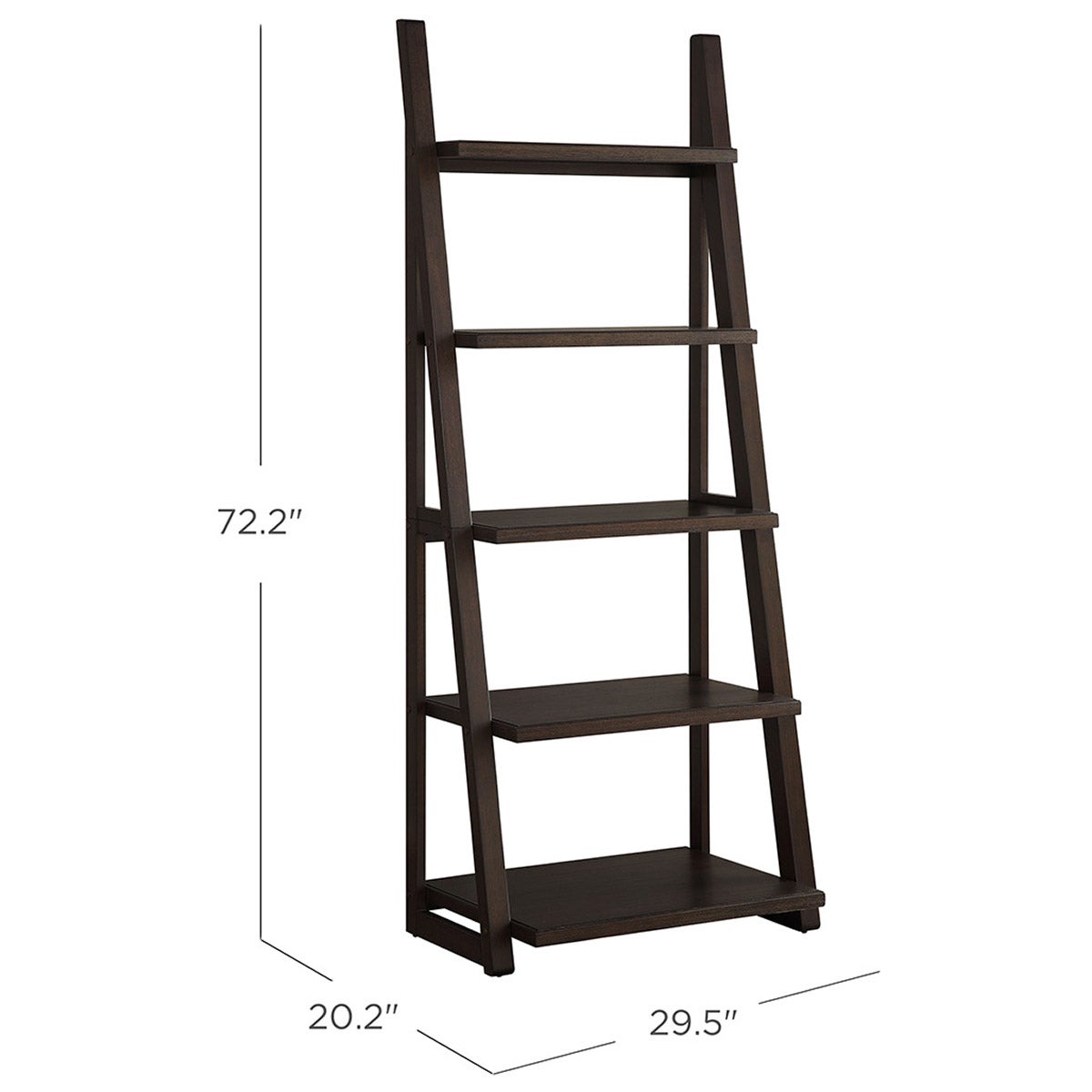 Langston 72" Ladder Bookcase