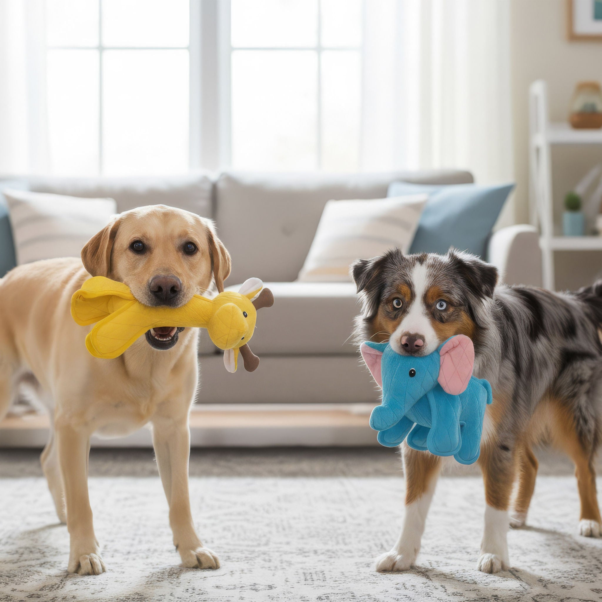 Zeus Safari XXL Tough Dog Toys, 2-count