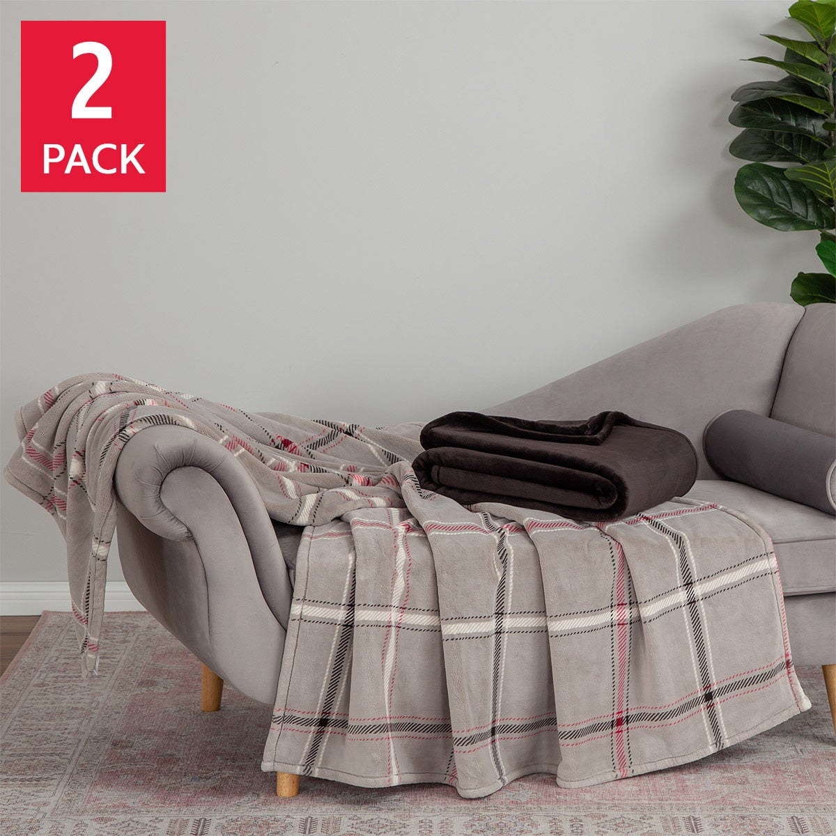 Berkshire PrimaLush Throw 2-pack
