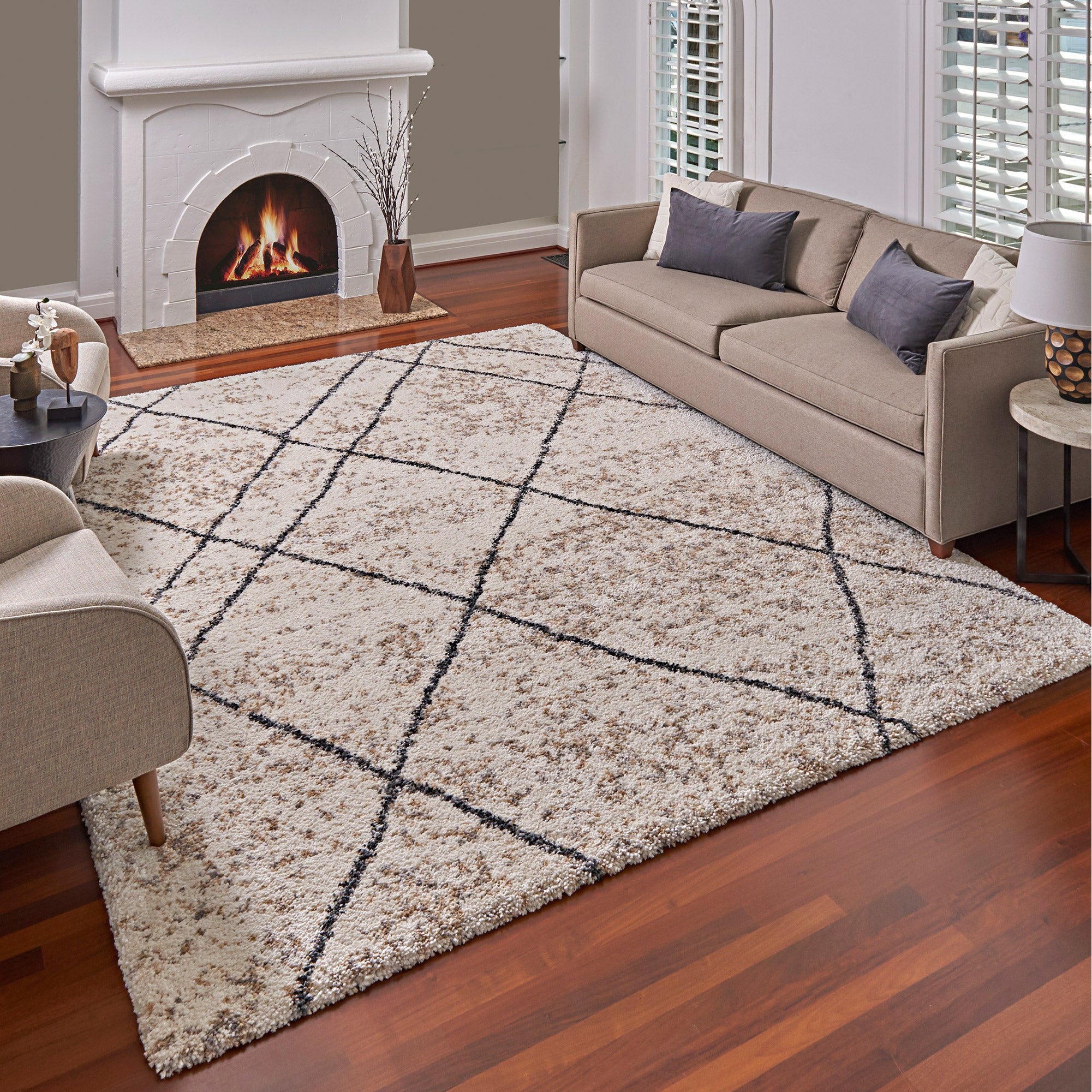 Thomasville Hudson Ultra Soft Luxury Shag Area Rug, Teramo