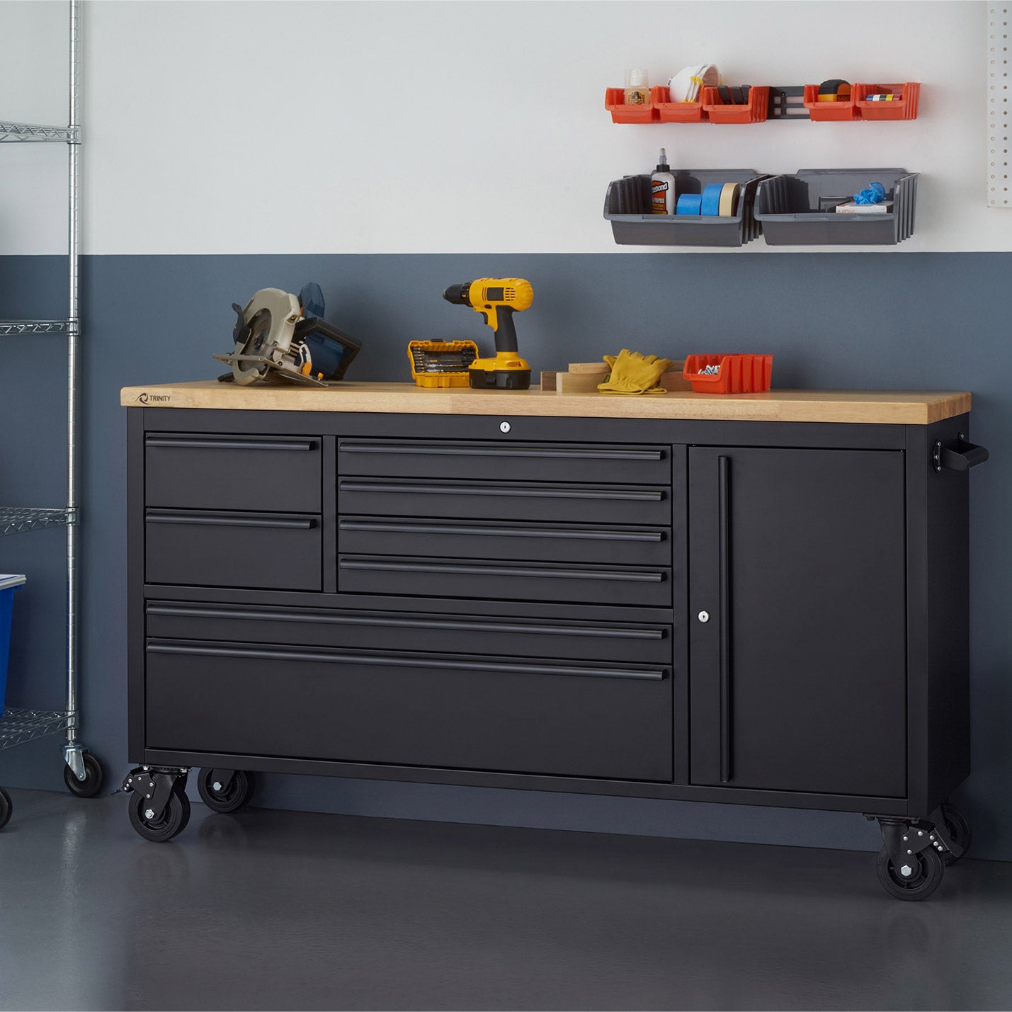 TRINITY 66" Rolling Workbench