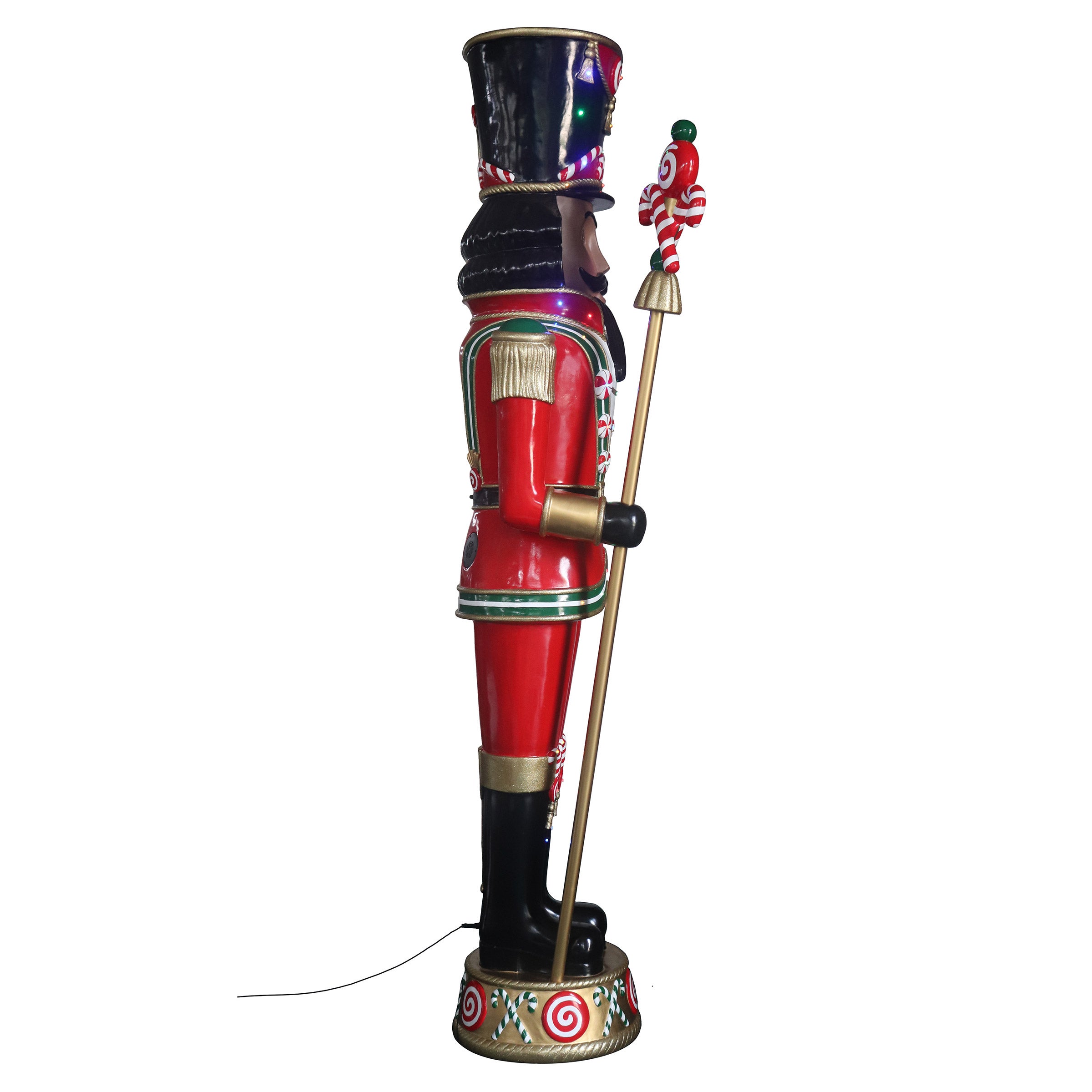 8' Nutcracker with LED Lights and Music