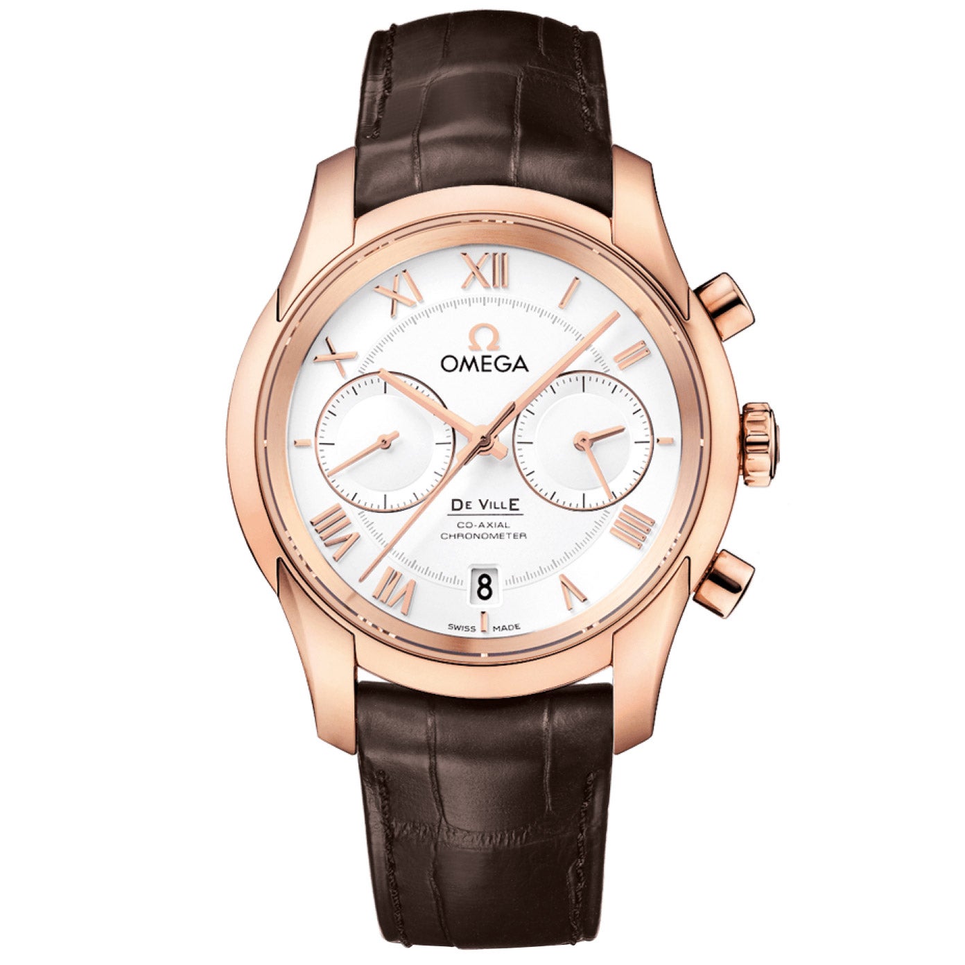 Omega De Ville Hour Vision 18kt Rose Gold Automatic Men's Watch