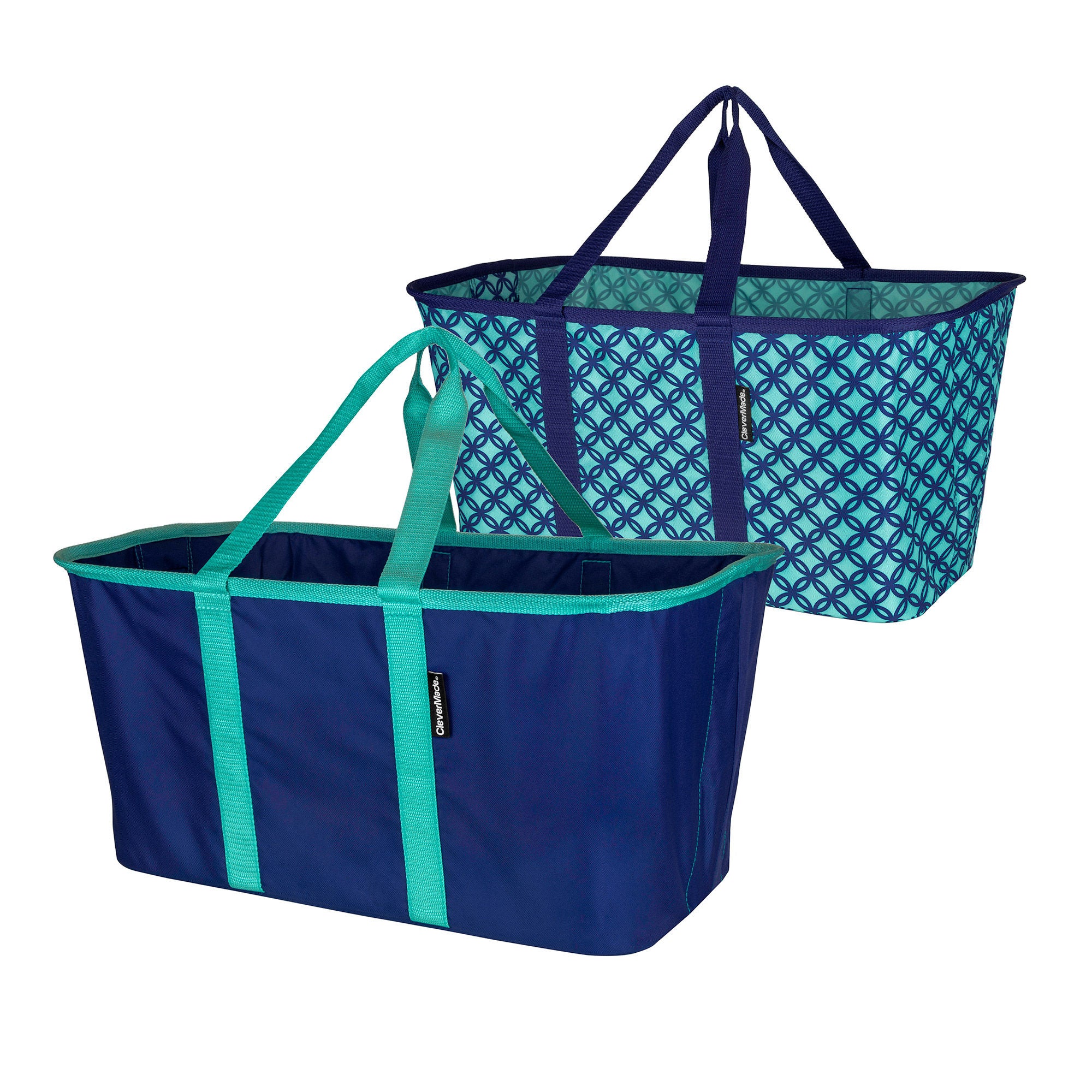 CleverMade 2-pack Collapsible Laundry Basket Tote