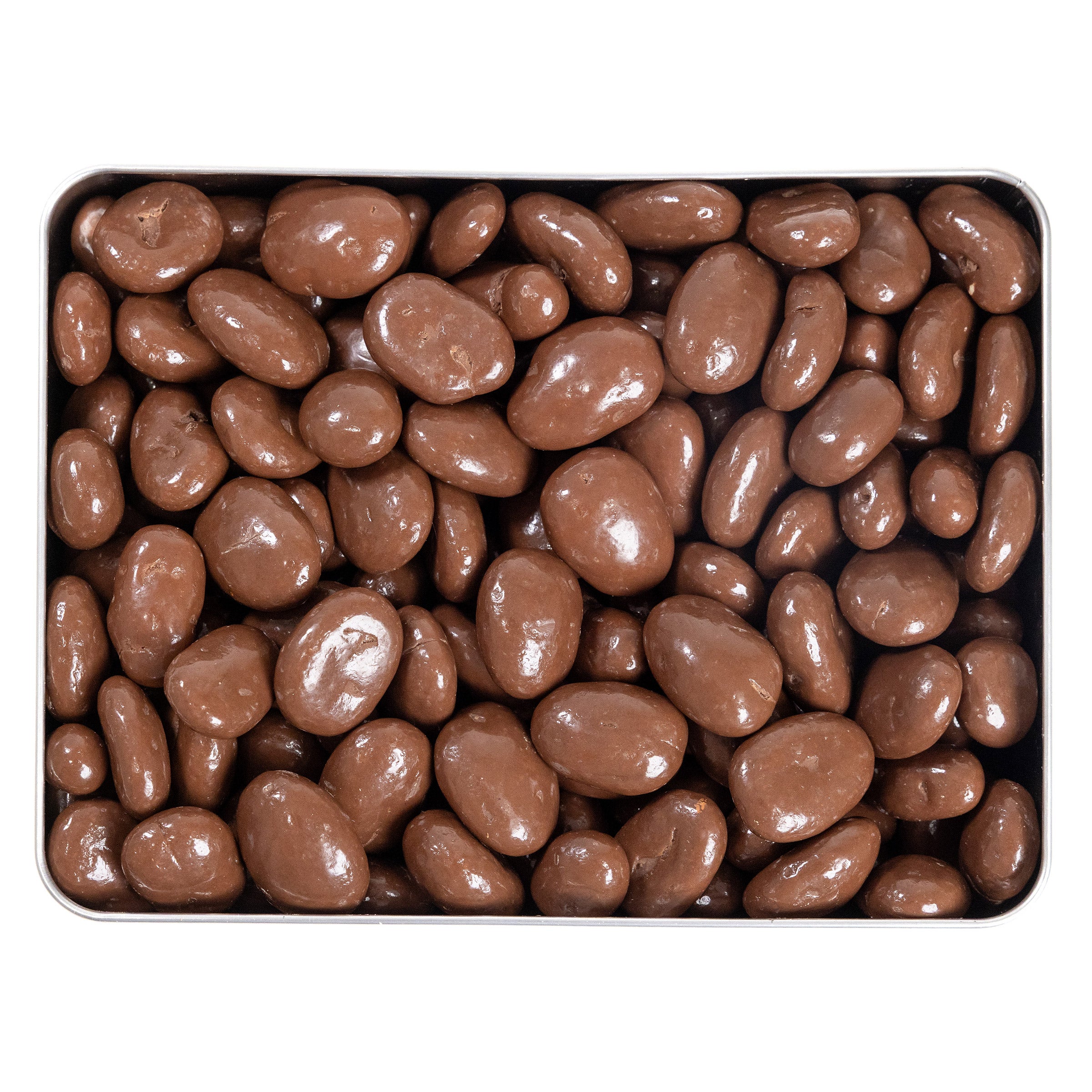 Heaton Pecans Large Square Milk Chocolate Covered Pecan Tin, 3.75 lb.