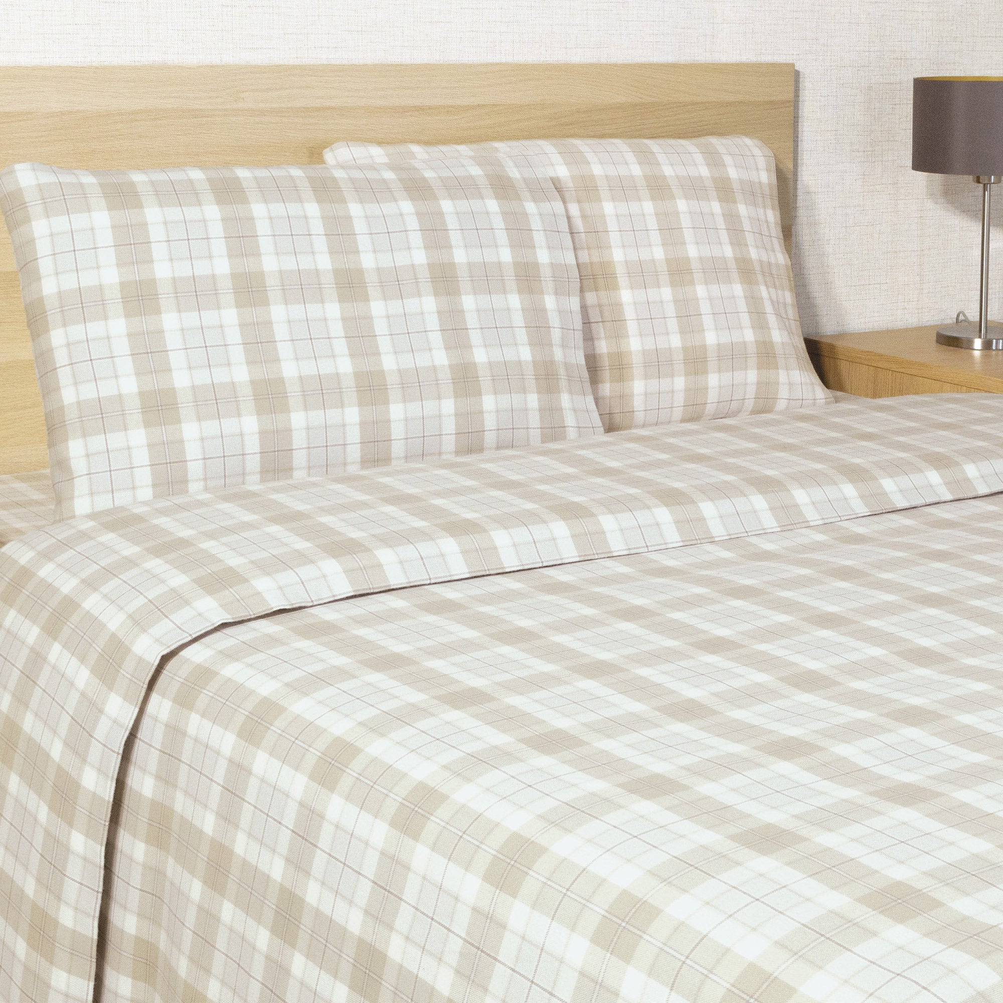 Portuguese Cotton Flannel Sheets, 4-piece Set