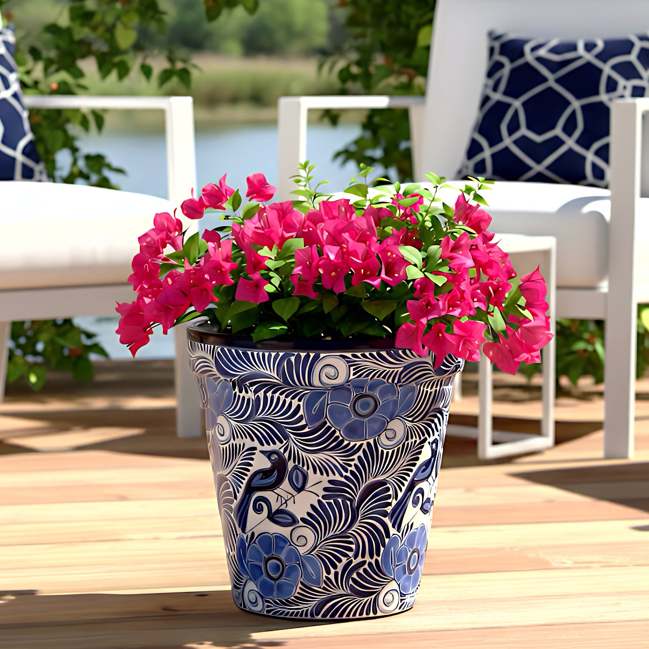 Stylecraft 15” Talavera Planter