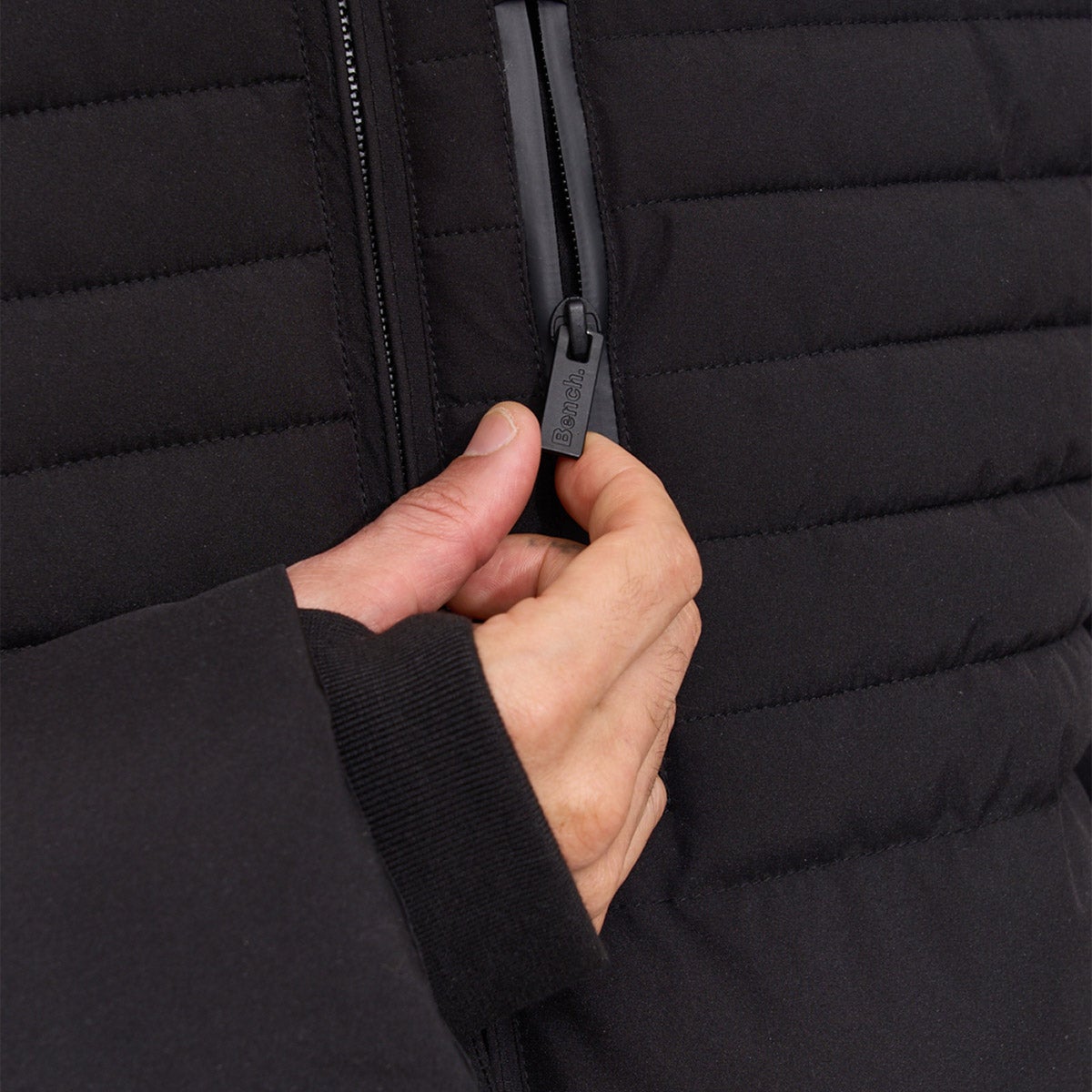 Bench. Men's Long Parka Jacket