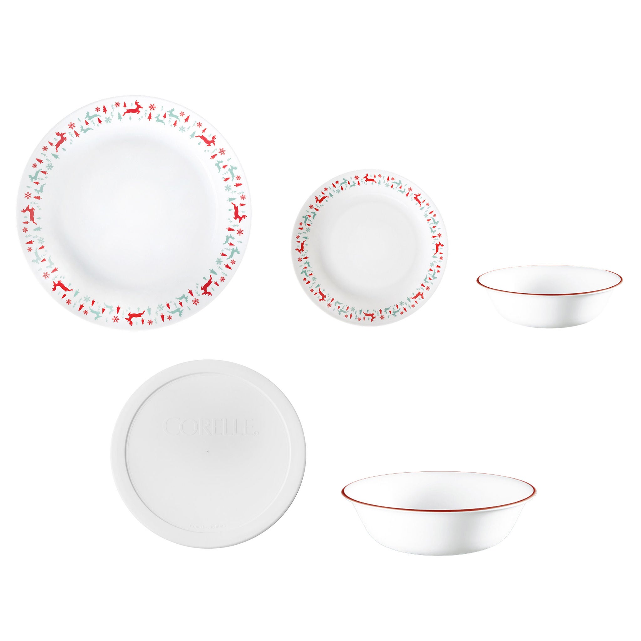 Corelle Be Merry 20-piece Dinnerware Set