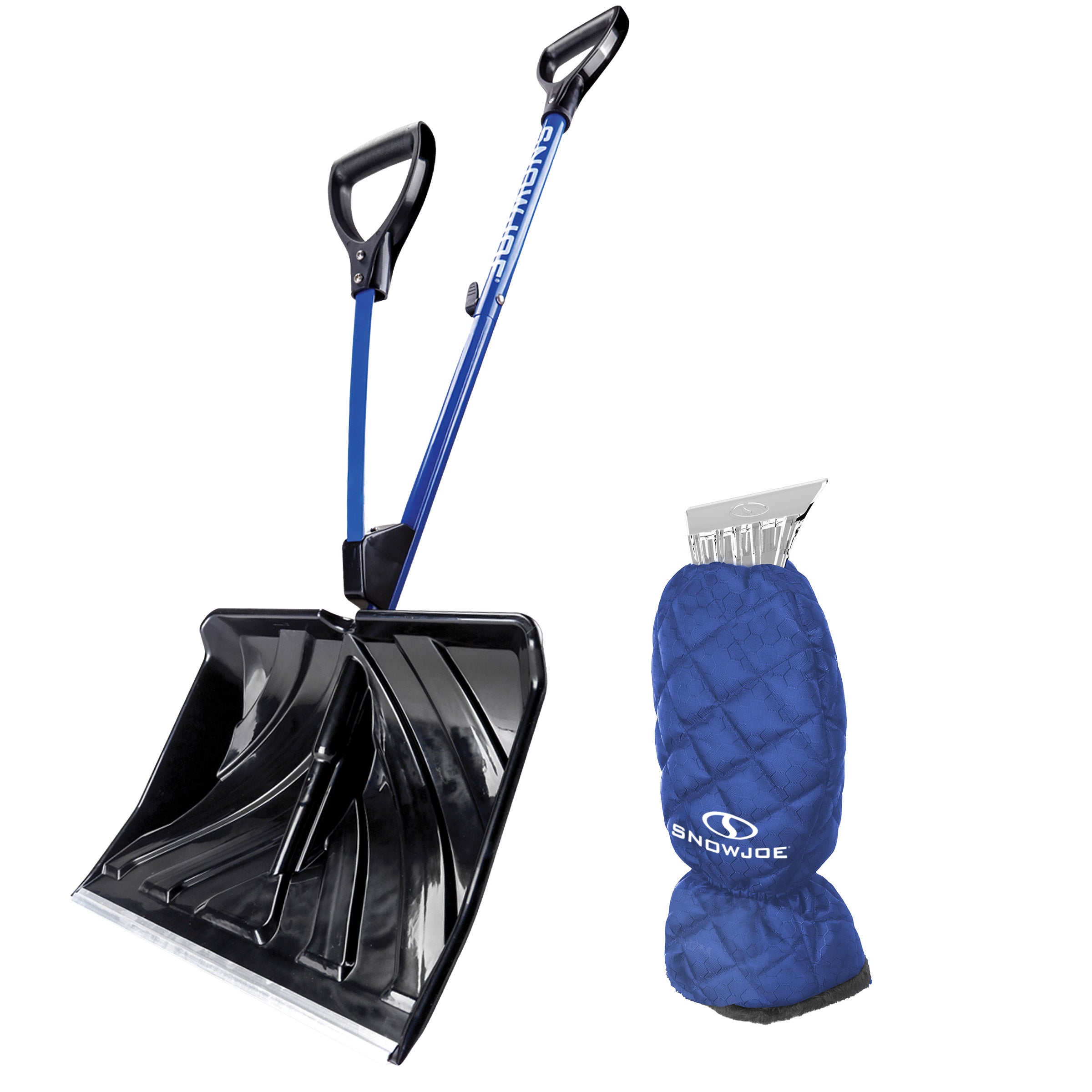 Snow Joe 18-Inch Original Shovelution w/ Bonus Fleece Car Mitt