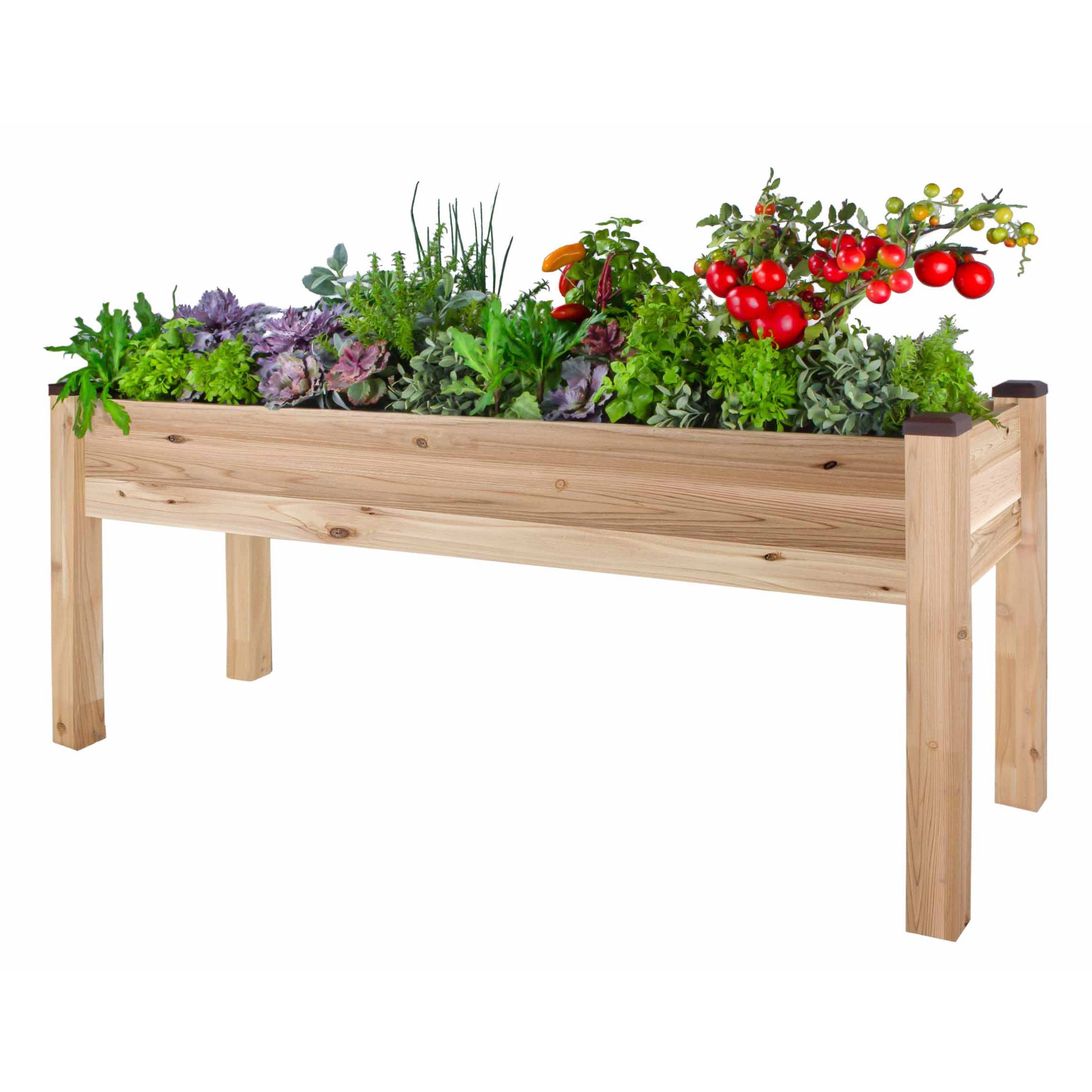 CedarCraft Elevated Cedar Planter