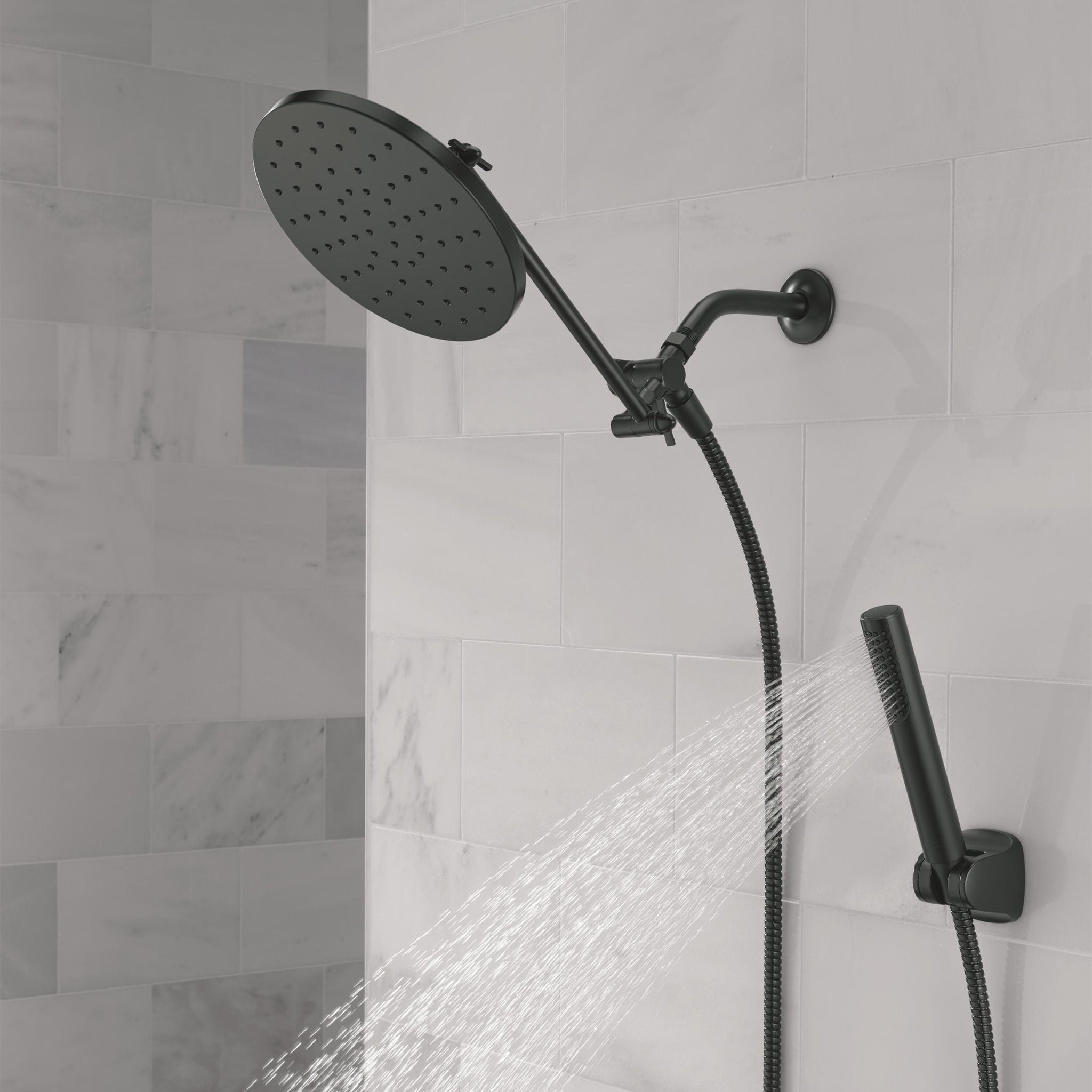 Delta Adjustable Shower Head with Hand Shower
