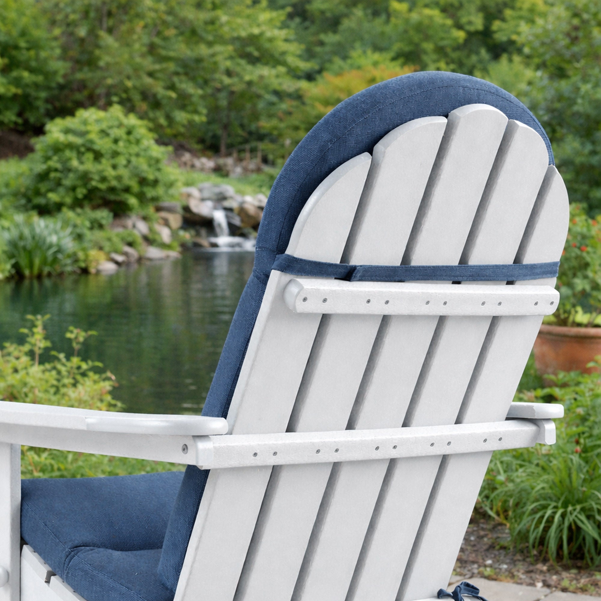 Adirondack Cushion for Long Beach POLYWOOD Chairs, 2-pack