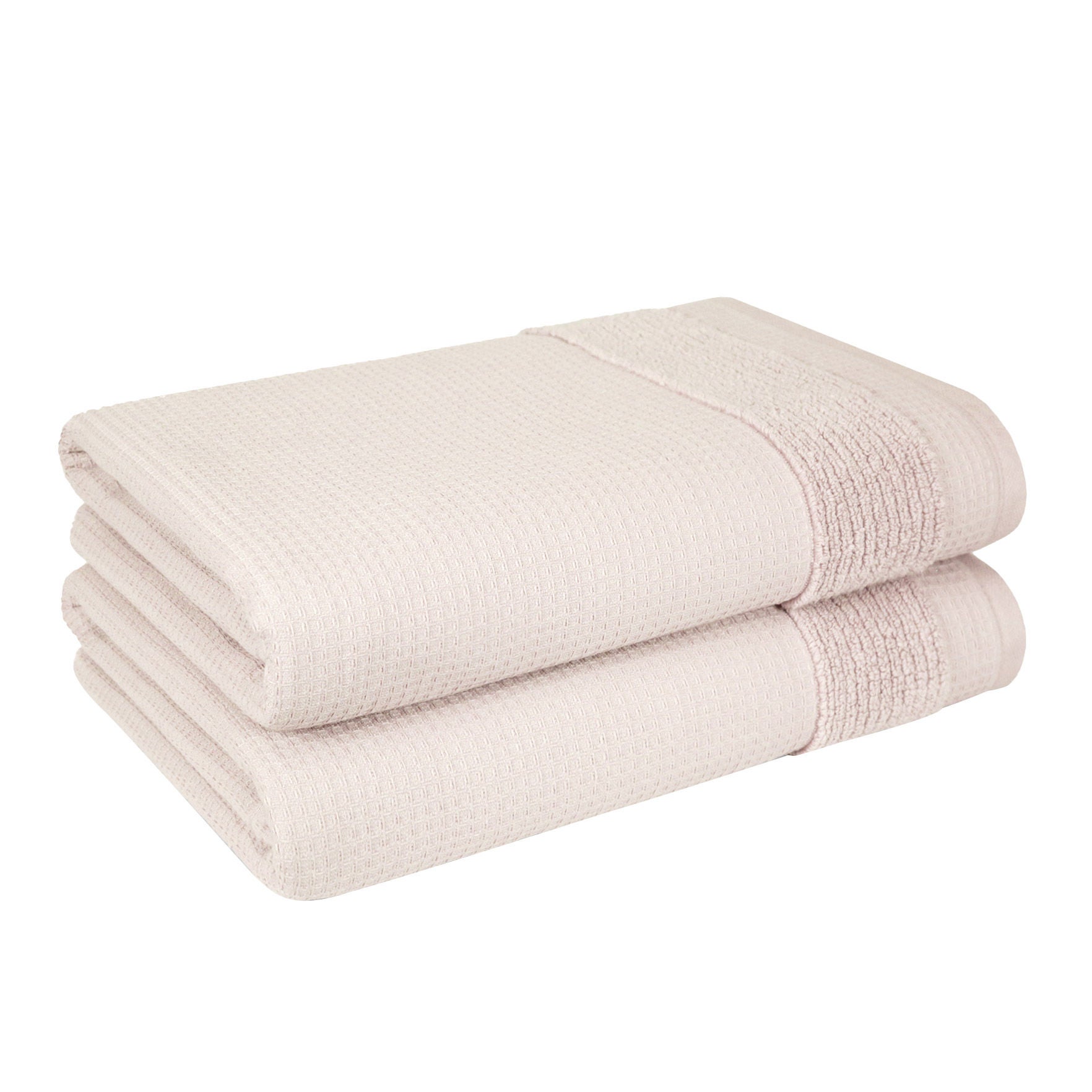 Waffle Bath Towel, 2-piece Set