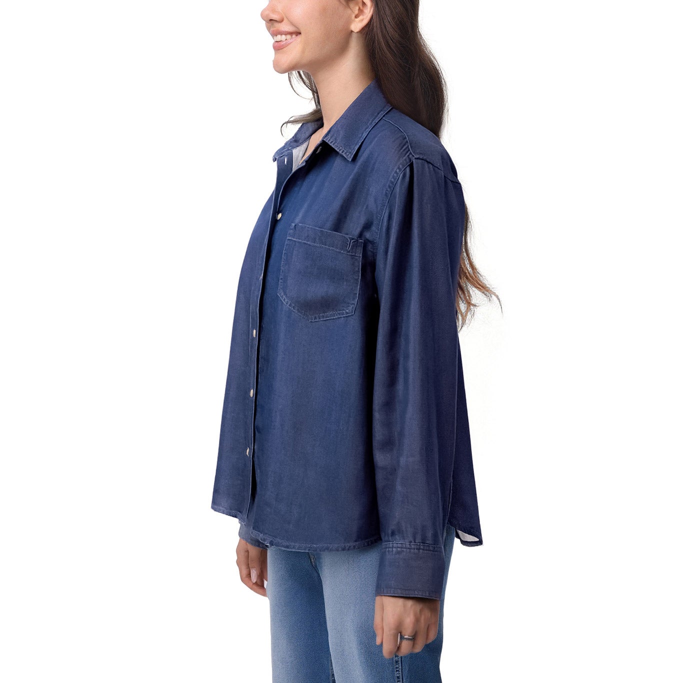 Frye Women's Lyocell Button-Up Shirt