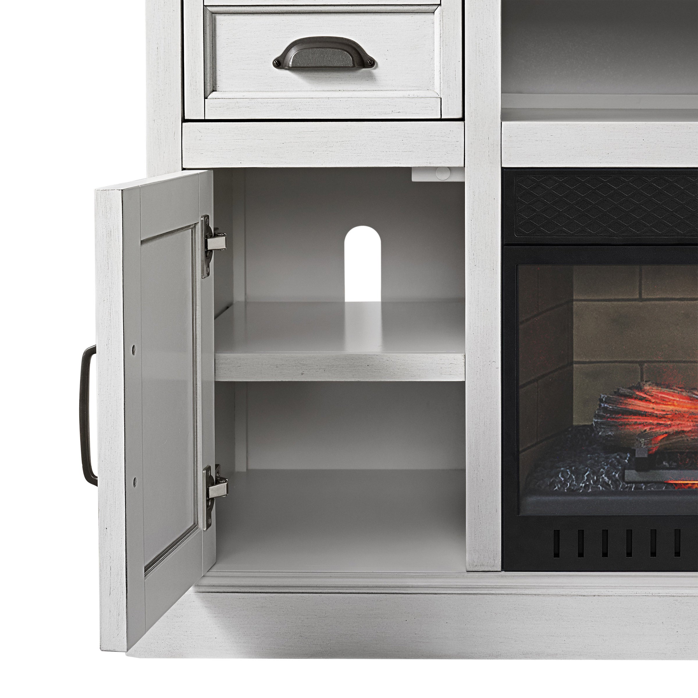 Ashlyn 74” Electric Fireplace Console