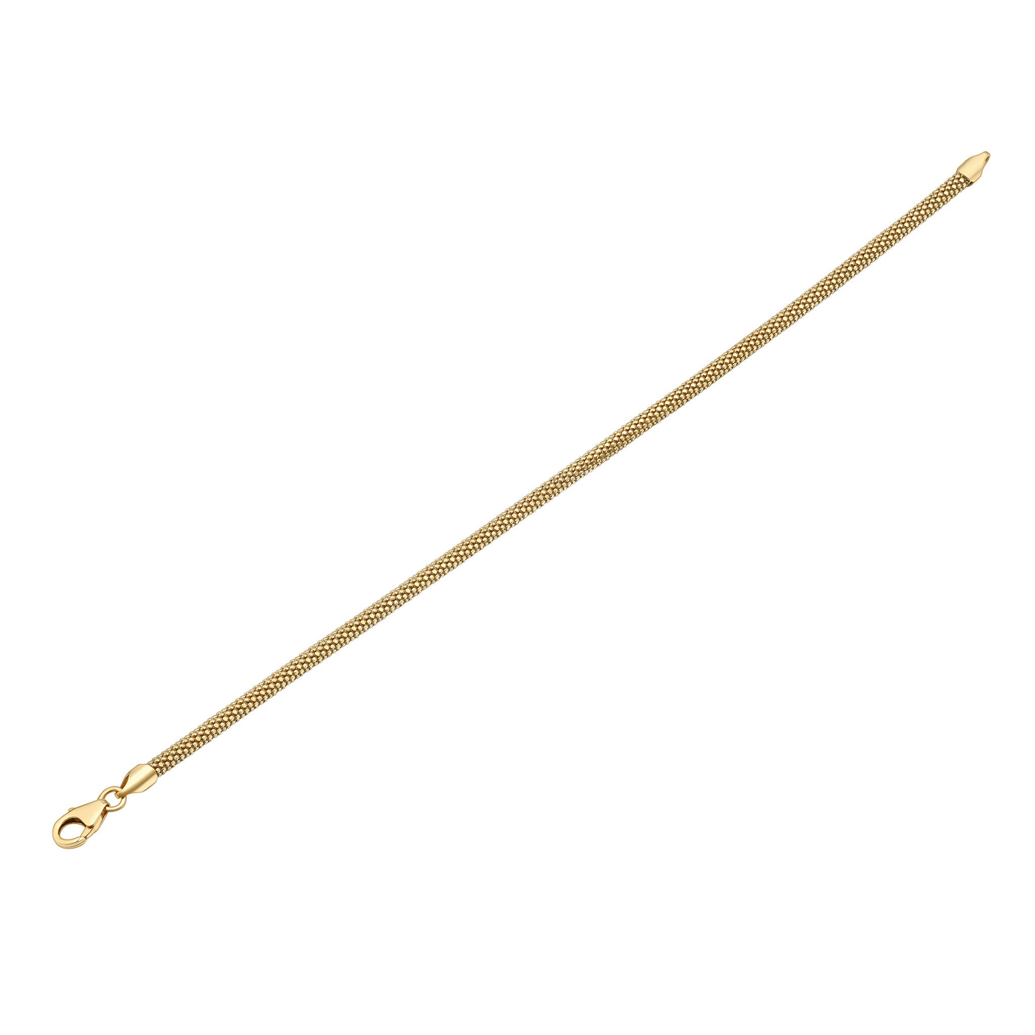 14kt Yellow Gold Popcorn Bracelet