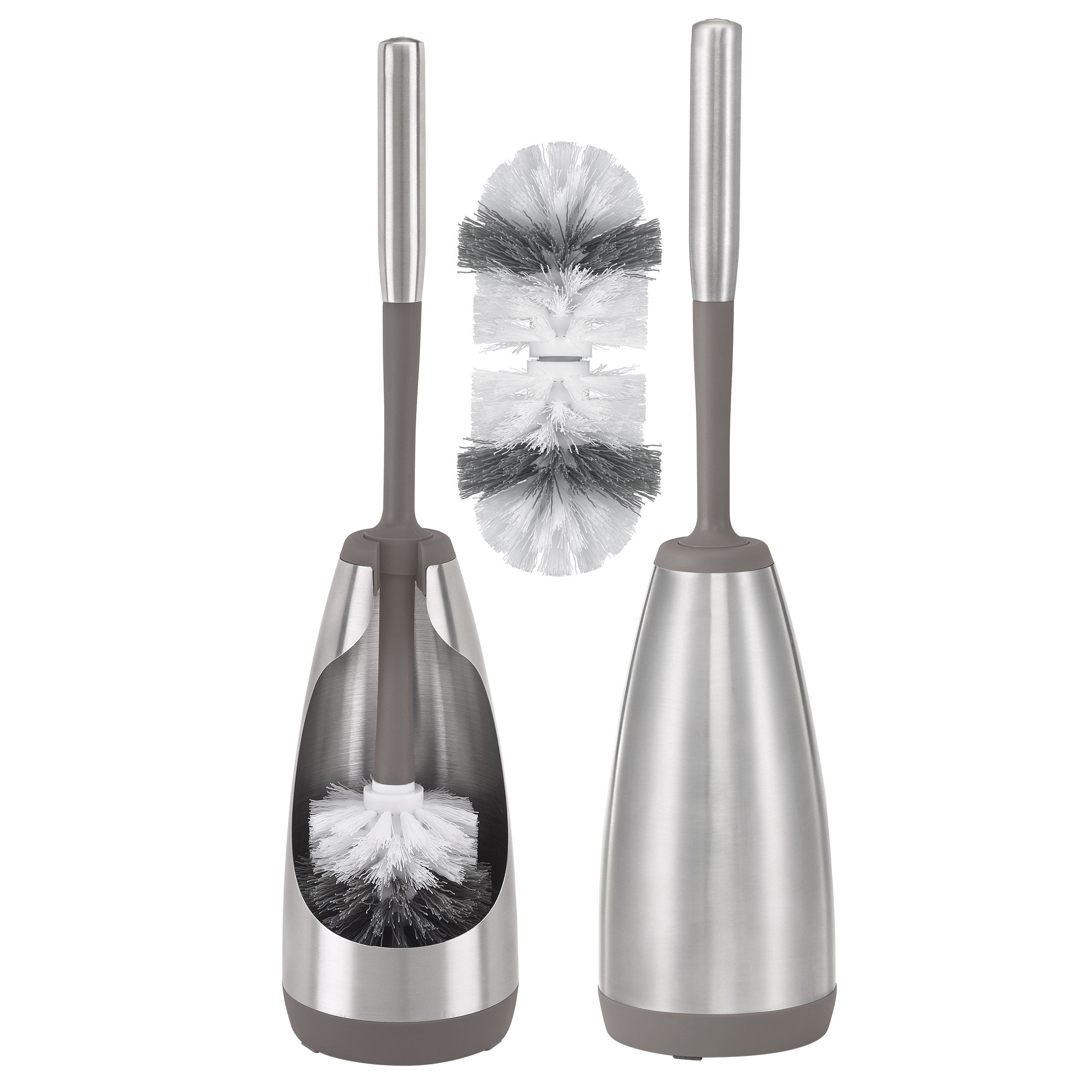 Polder 2-pack Stainless Steel Toilet Brush