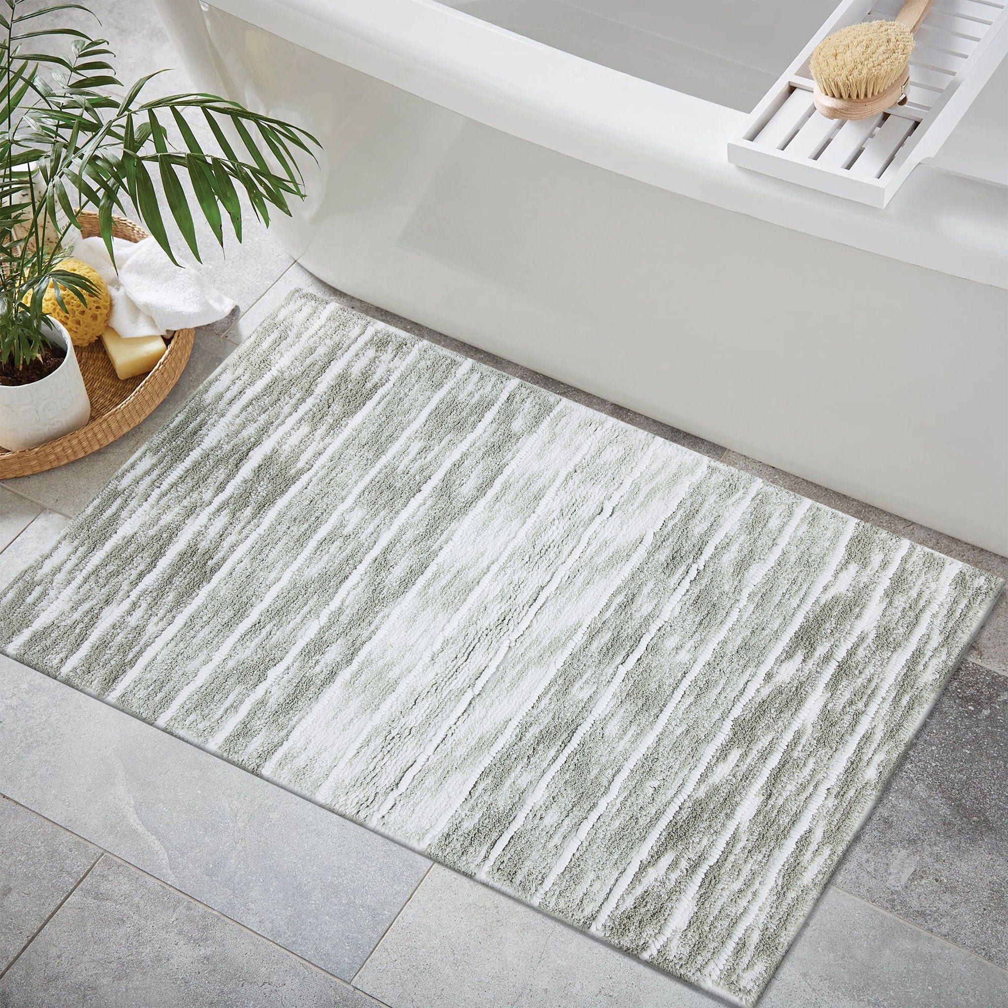 Ombre Space Dye Bath Rug